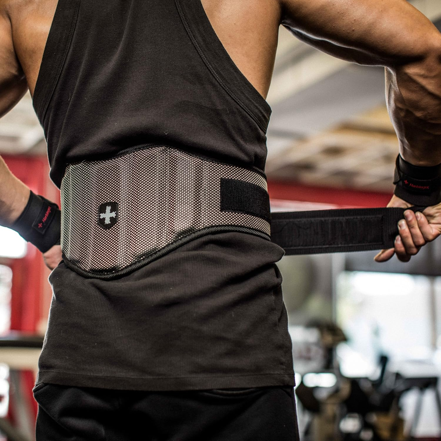 Harbinger Men'S Firm Fit 7.5-Inch Contoured Weightlifting Belt image number 1