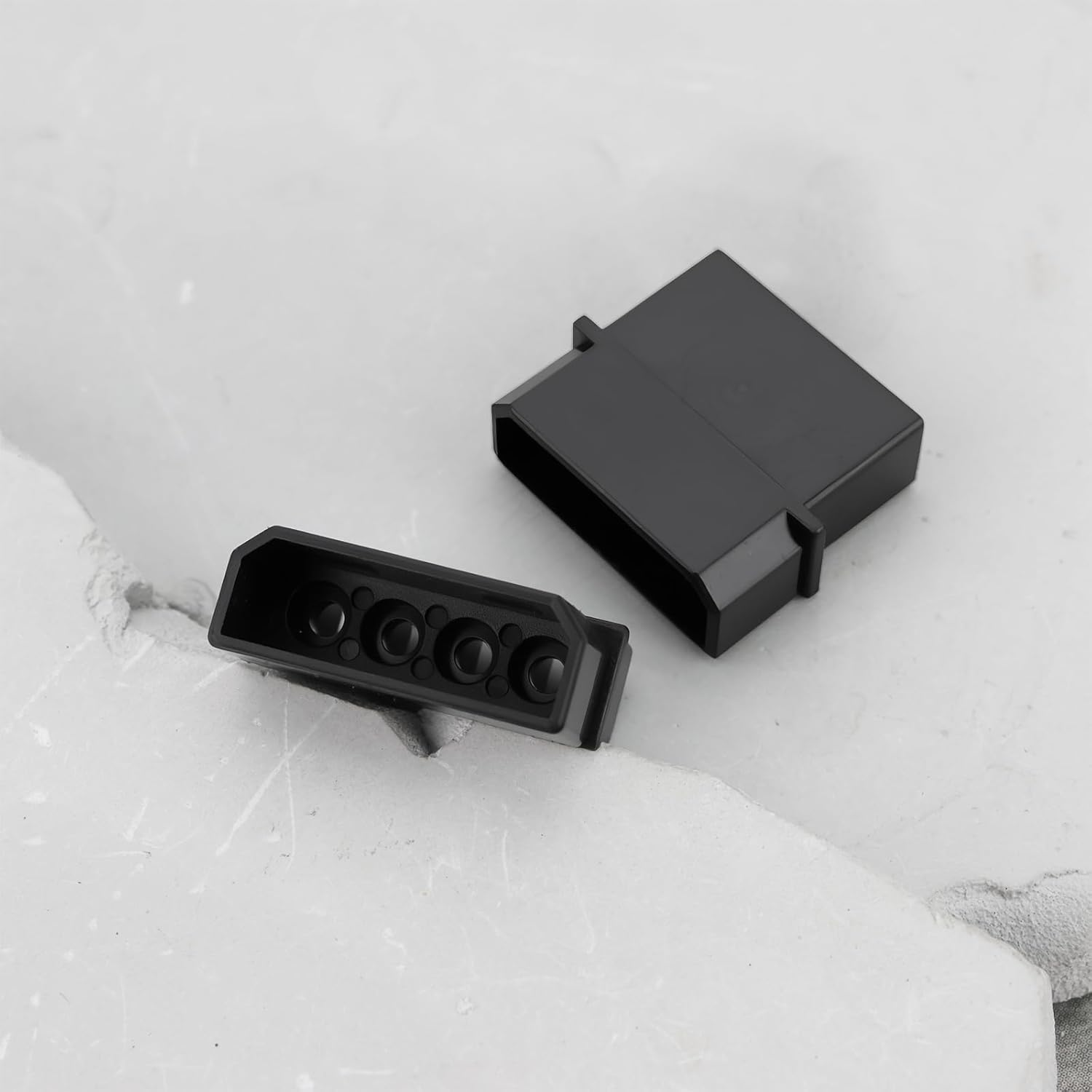 SING F LTD 4Pcs 4 Pin Computer PATA HDD PC Power Connector Kit Compatible with Molex Power Interface Hard Drive Optical Drive (Female) image number 6