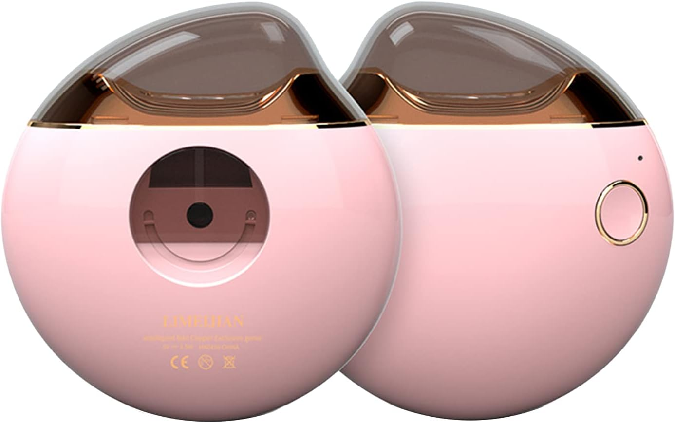 Generic Electric Nail Clipper USB Rechargeable Nail Trimmer Clipper Safe Use Fingernail Care for Babies Adults Elderly (Red)