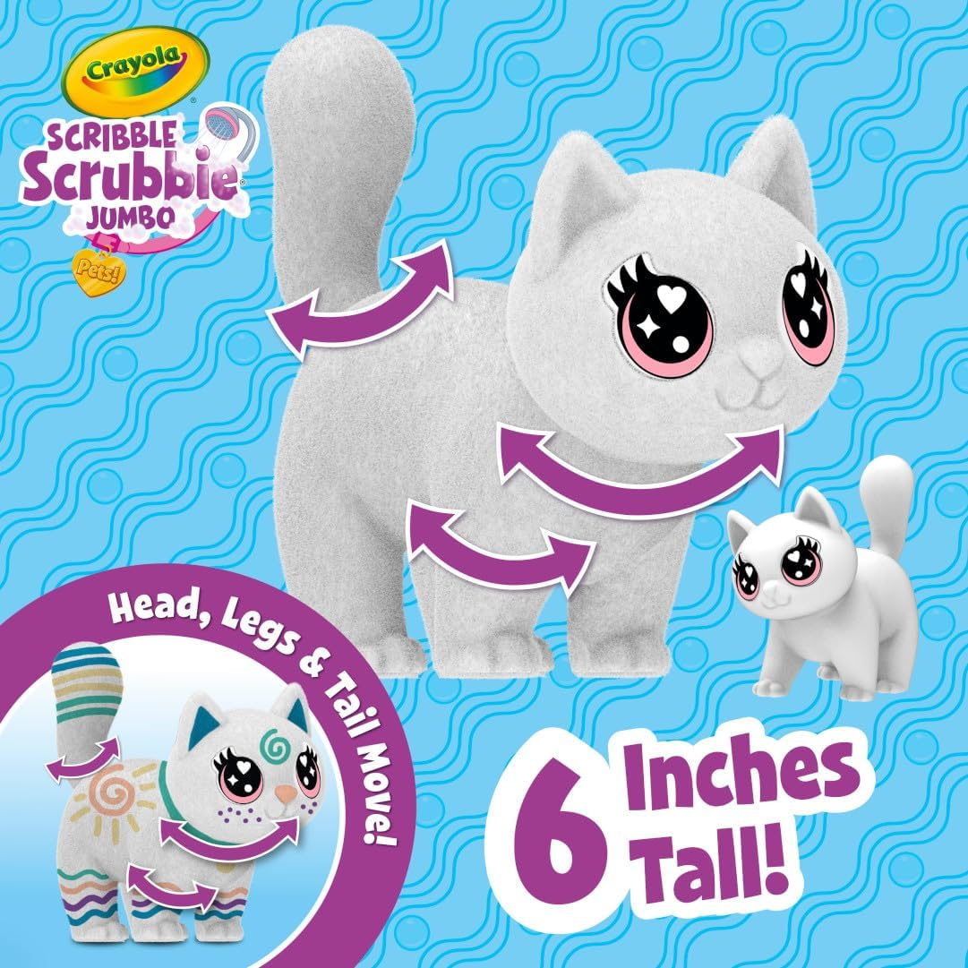 Crayola Scribble Scrubbie Jumbo Pet Jenny Playset (7-Pieces) image number 6