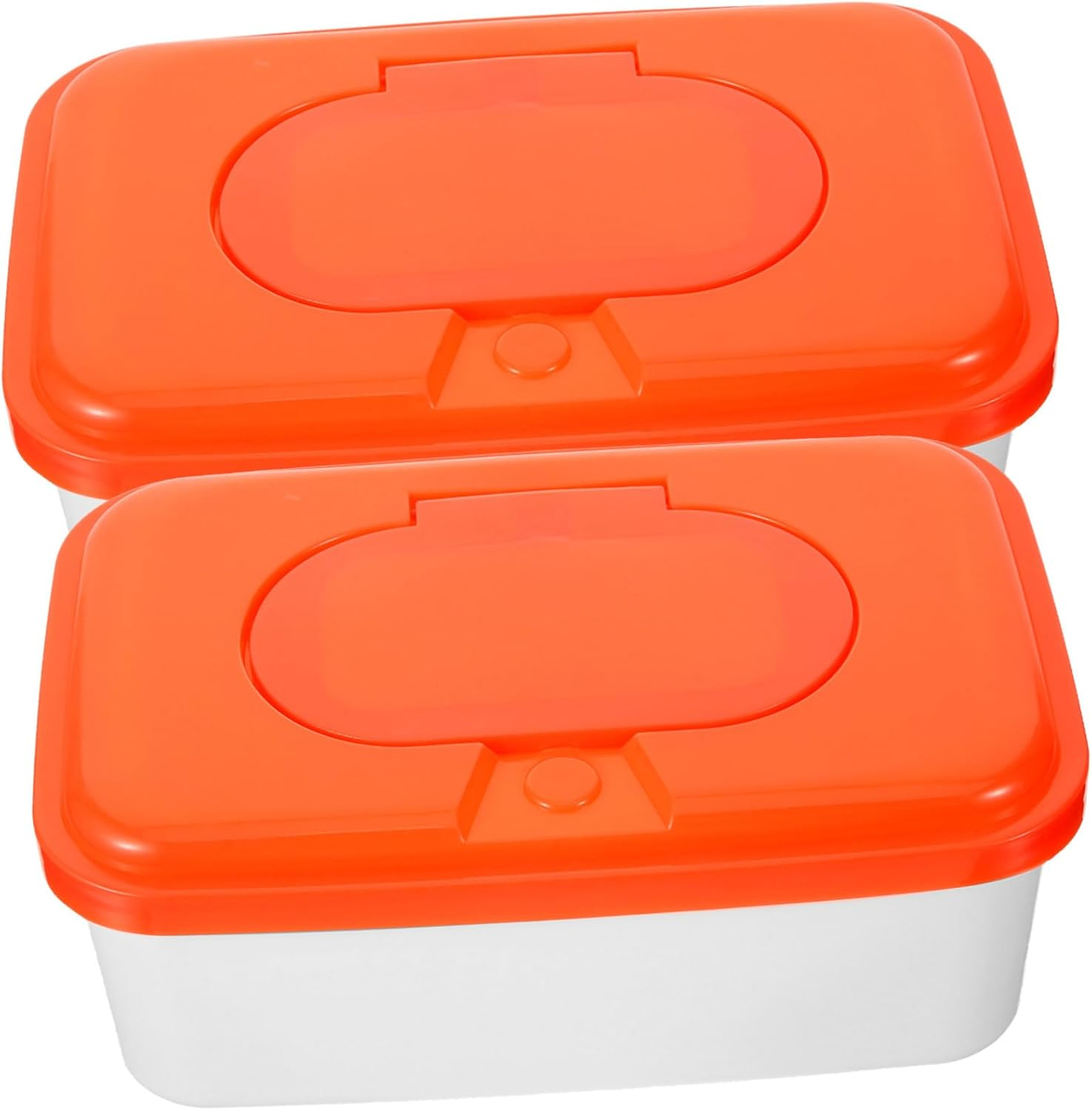 2Pcs Baby Wipes Dispenser Container High Stand Wipe Holder Pp Plastic Portable Suitable for Travel and Nursery Use Random Color image number 3