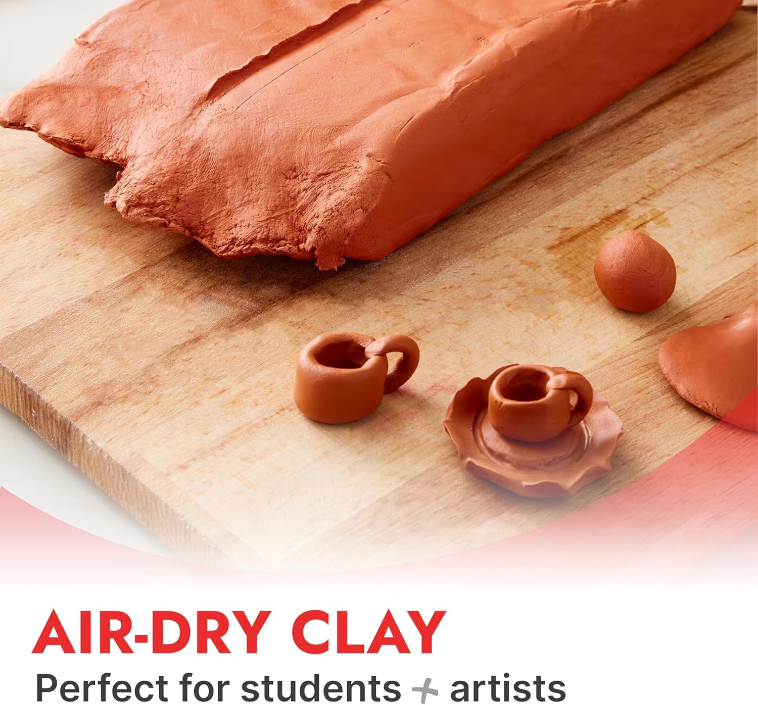 DAS Air-Hardening Modeling Clay, 2.2 Pound Block, Terra Cotta Color (387600), 23.9 X 10.1 X 3.3 Cm image number 6