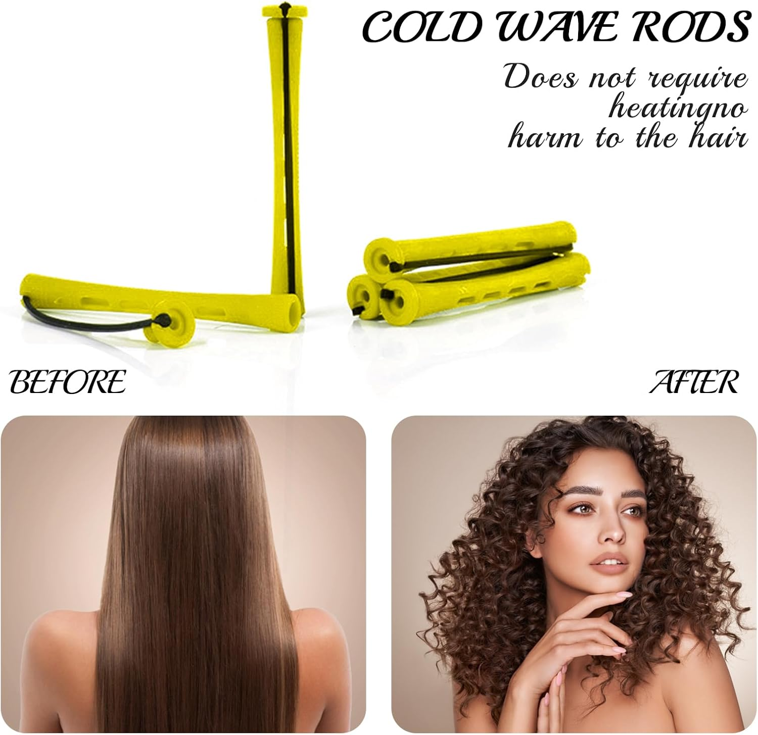 BUOKSLLY Pack of 60 Hair Rollers, Papilots, Perm Set, Complete, Curler Small, 0.28 Inch Hair Roller for Long, Medium Length and Short Hair image number 5