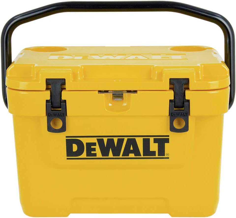 DEWALT DXC10QT 10 Qt Roto Molded Cooler, Yellow