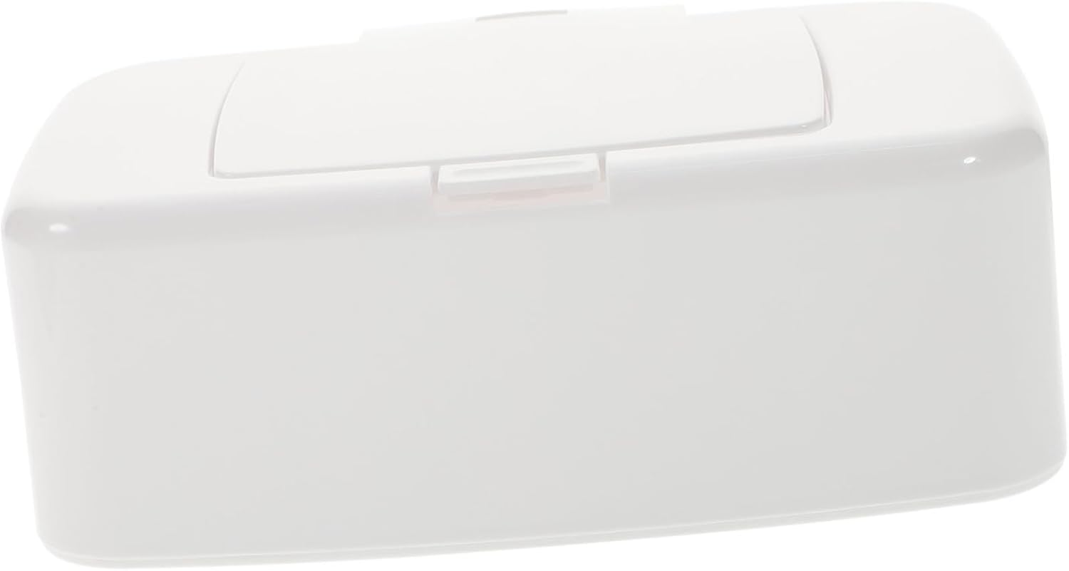 Button Type Wet Wipes Box Dispenser for Travel and Home Use Lid and Storage Function for Kitchen and Bathroom Organization image number 3