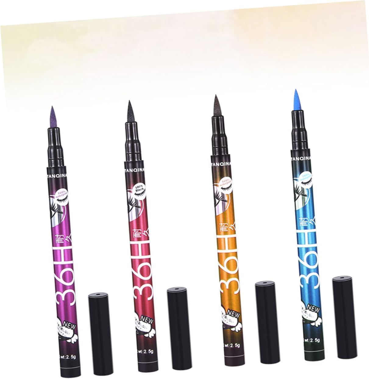 Outanaya Blue Eyeliner Pen Liquid Liner for Women and Non-Staining for Eye Makeup Creative Eyeliner for Daily Use image number 4