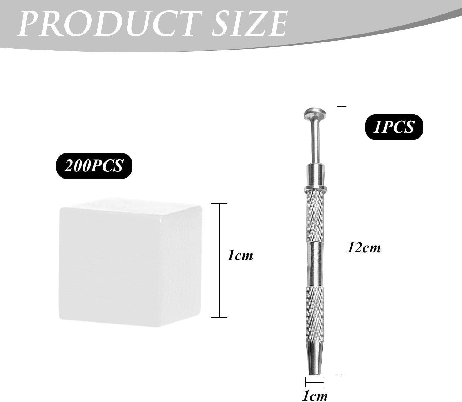 200 Manicure Tofu Cubes 1 Scratch Pen Manicure Tools Manicure Sponge Sponge image number 3