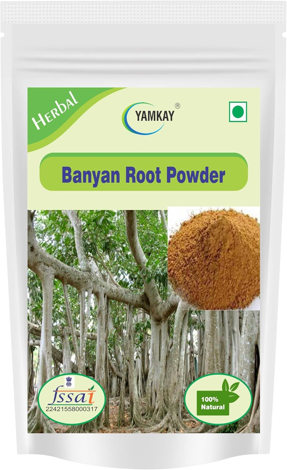 Natural Banyan Root Powder, 100Gm image number 5