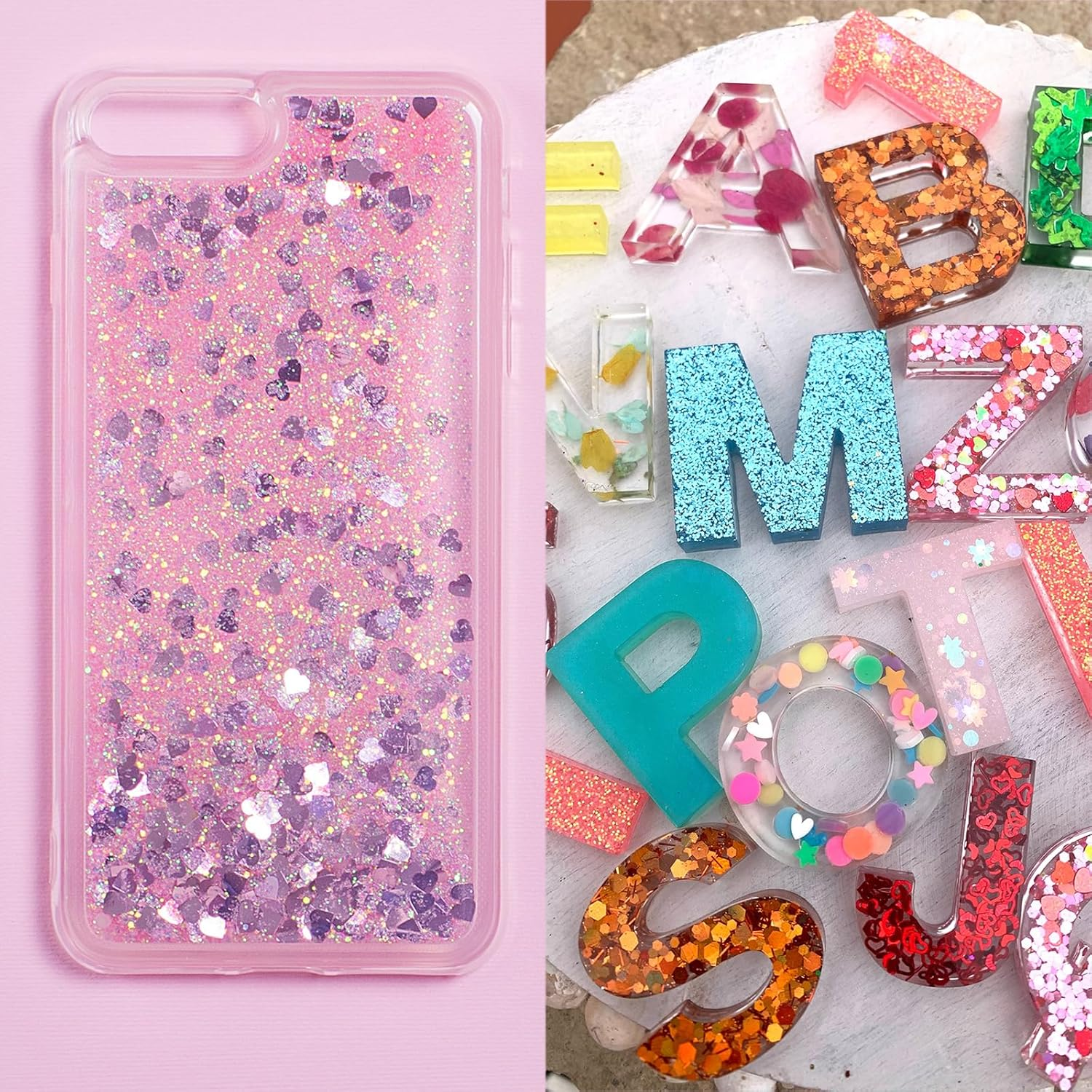 Uxcell Holographic Chunky Glitters 3.5Oz/100G Laser Green Holographic Glitters Powder Mixed Chunky & Fine Flakes Iridescent Sequins for Nail, Hair image number 4