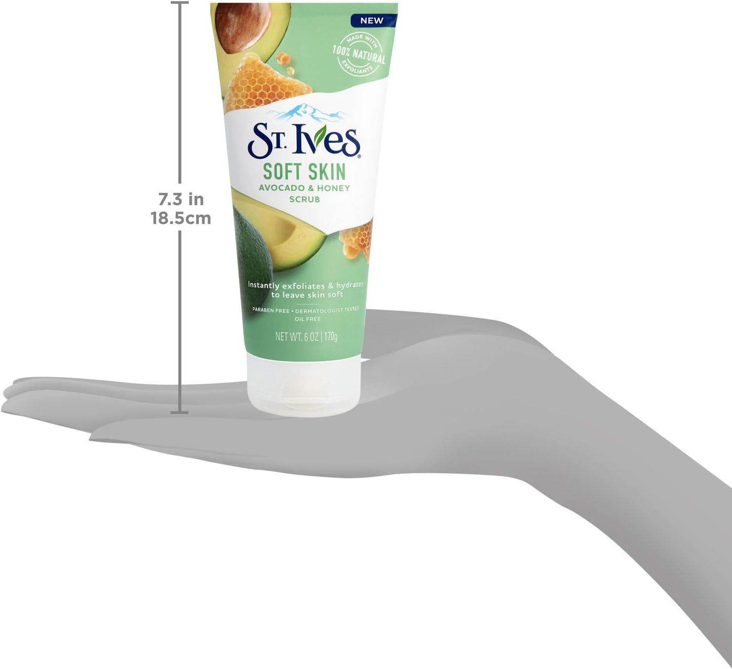 St. Ives Soft Skin Scrub - Avocado and Honey, 170 G image number 1