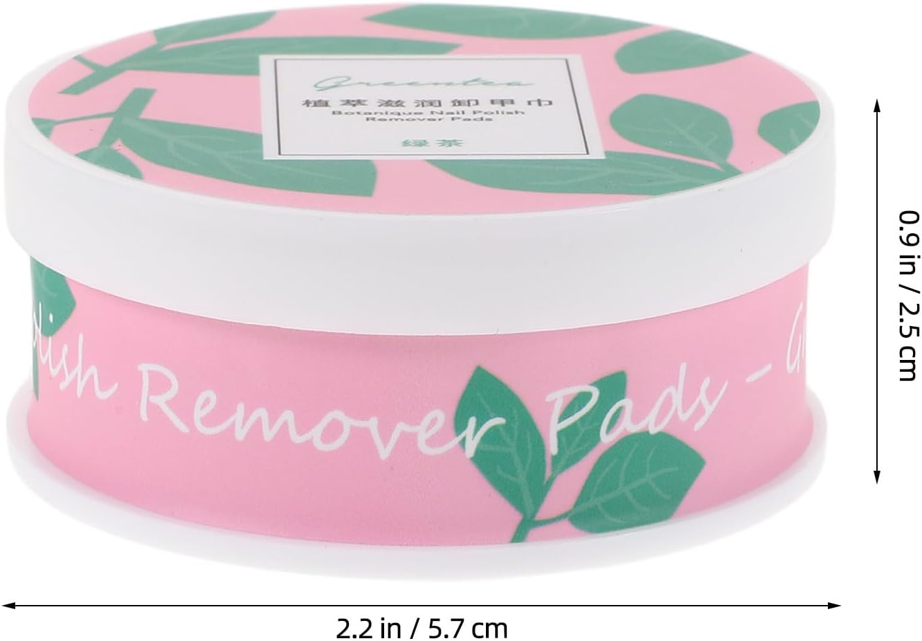 HAMPPLIES Gel Nail Polish Remover Pads 48Pcs with Green Tea Scent, Disposable Nail Polish Remover Wipes for Gentle, Non-Irritating Cuticle Care, Suitable for Travel and Salon Use image number 2