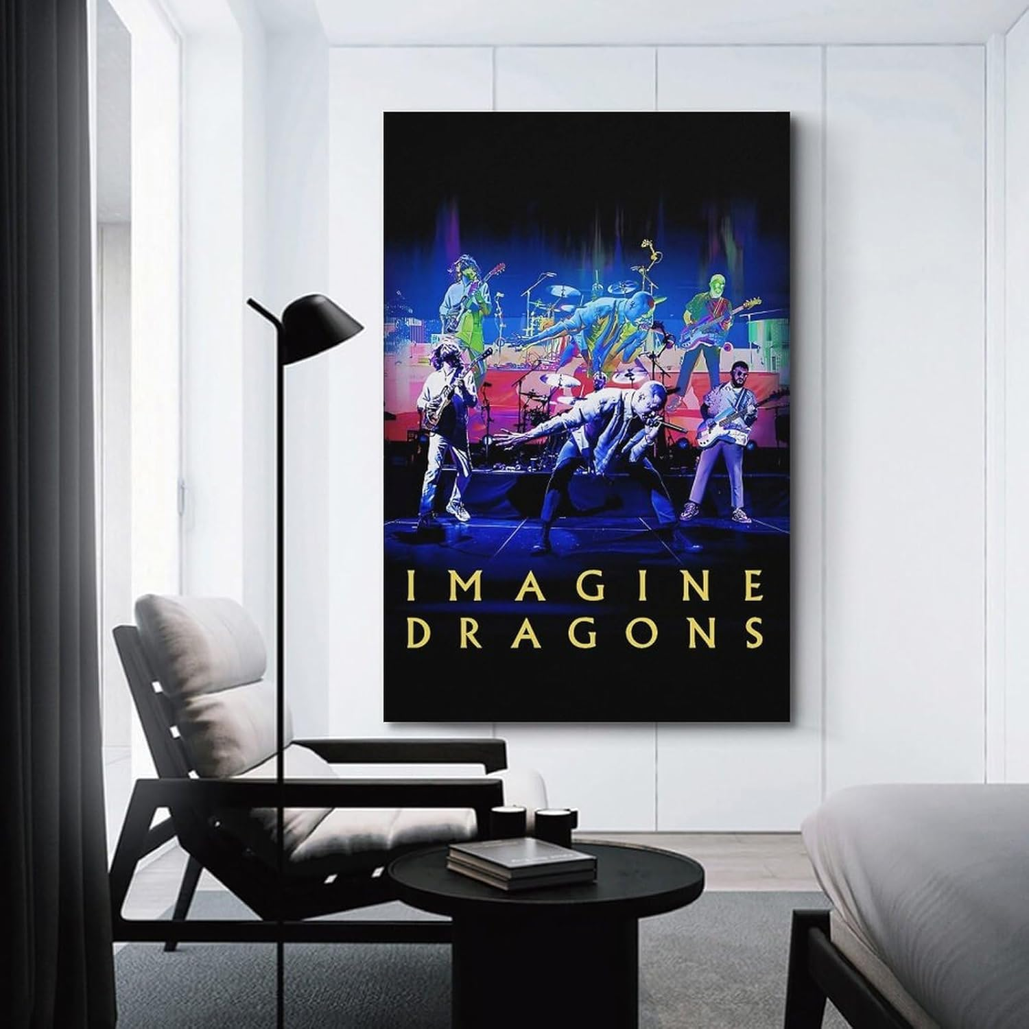 Imagine Dragons Vintage Poster Canvas Painting Wall Art Picture Home Decor Print for Bedroom Living Room Dorm Study Bar Office 12X18Inch(30X45Cm) image number 3