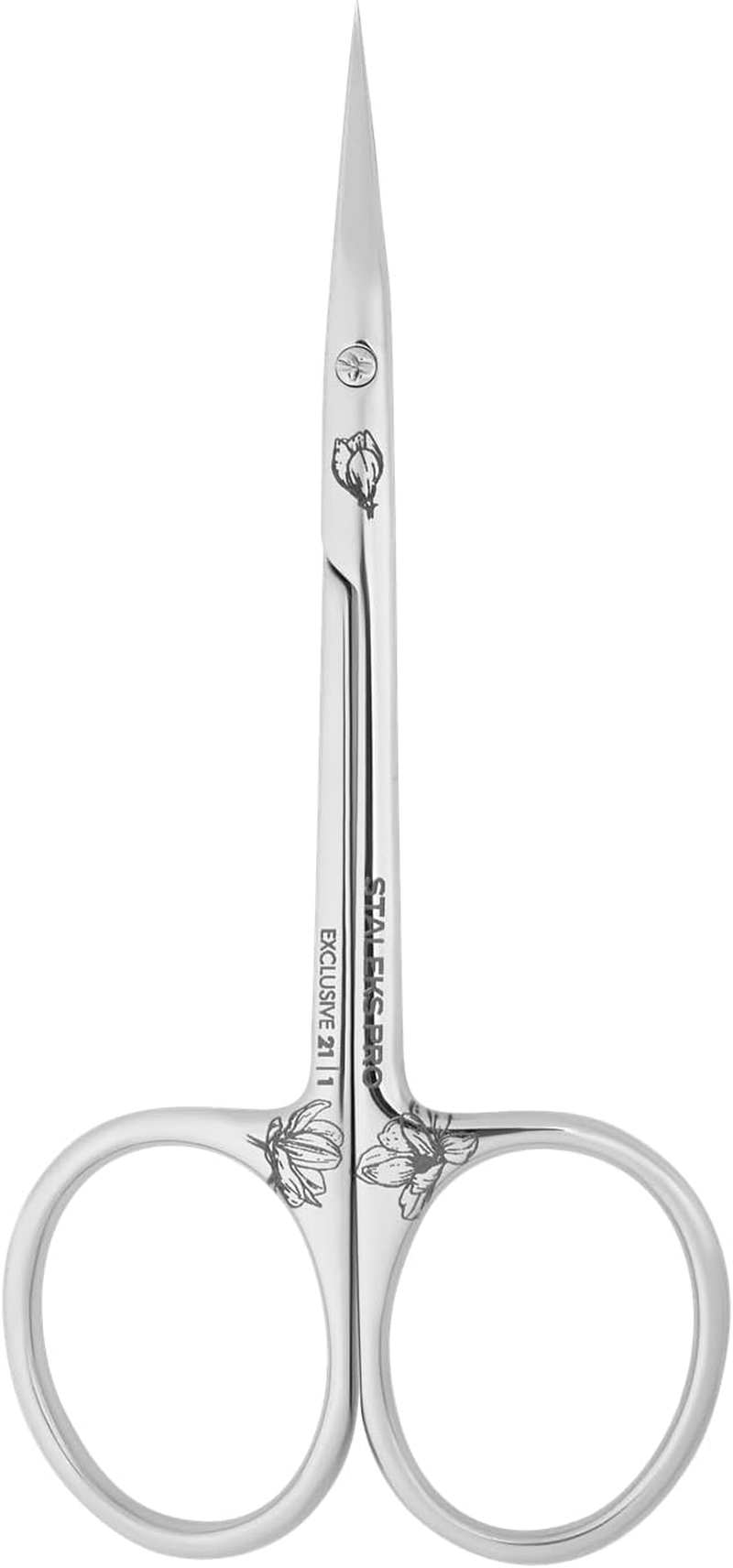 STALEKS Professional Cuticle Scissors (Blade Length 21 Mm) Pro Exclusive Sx-21/1M Magnolia image number 1