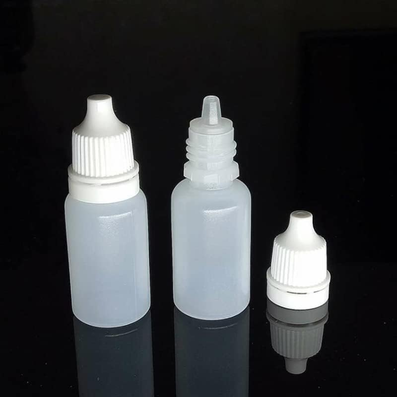 Empty Liquid Dropper Bottles Plastic Squeeze Refillable DIY Containers 50PCS (15Ml)