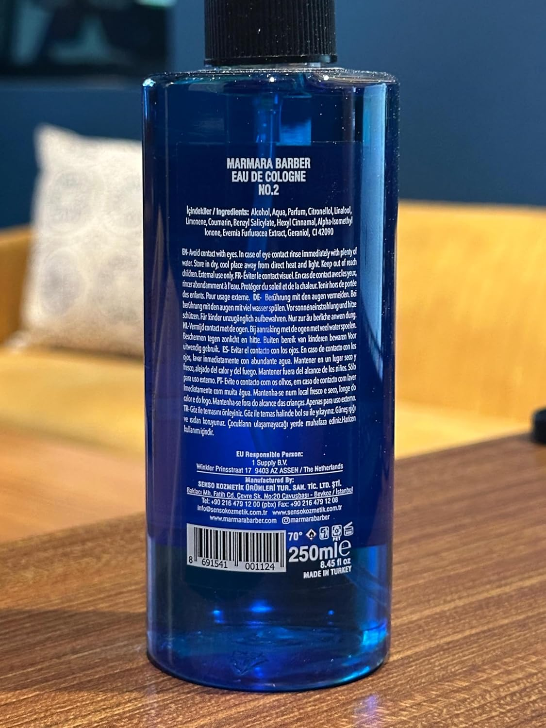 Marmara Barber Cologne No.2 Marmara 250 Ml image number 5