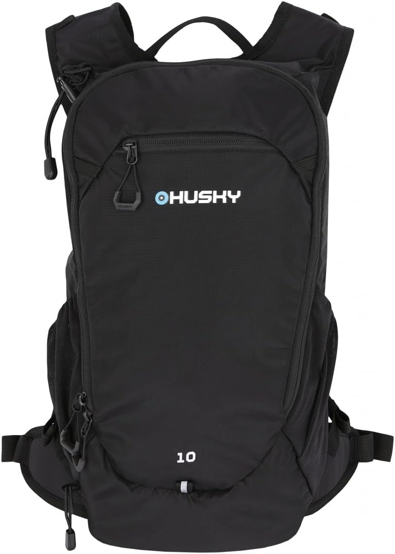 Husky Bicycle Backpack 10 L - Lightweight, Robust & Waterproof Outdoor Backpack with Lots of Storage Space, Comfort System & Rain Cover for Cycling, Trekking, Hiking & Travel