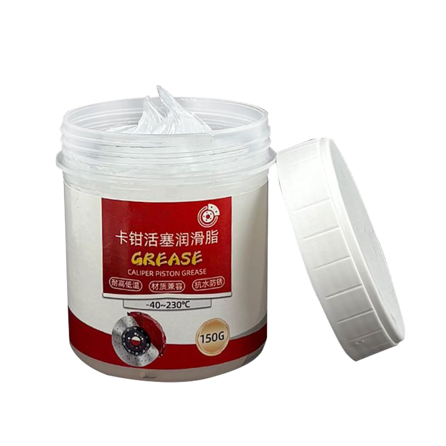 Brake Parts Lubricant,150G Automotive Lubricating Compound | Brake Pin Grease - for Motorcycle Car Truck SUV Wheel Disc Pin Workshop Garage Maintenance image number 4