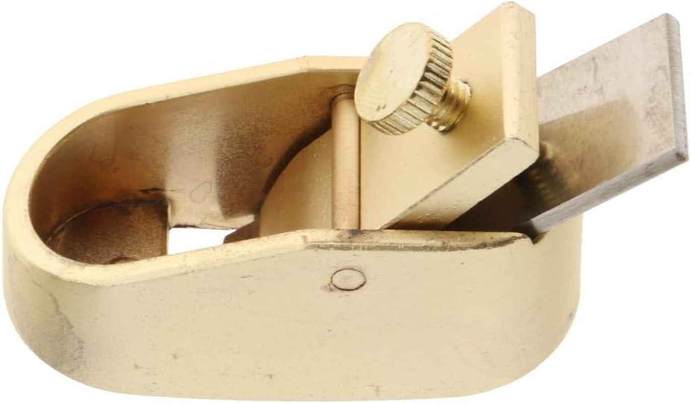 Oshhni MICRO Brass Scraper Plane Woodworking Violin Making MINI Retail - Golden L - Golden M image number 2
