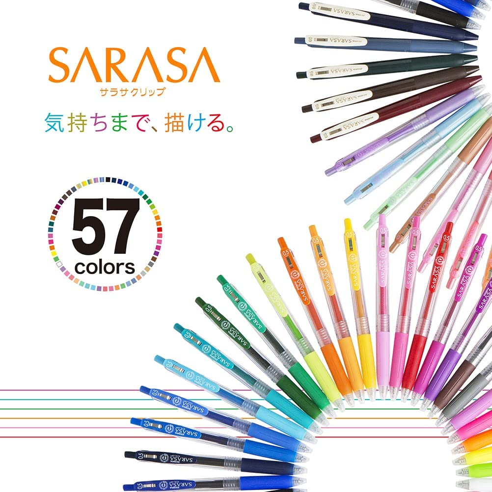 Zebra Sarasa Clip 0.5, 10 Color Set (JJ15-10CA) image number 3