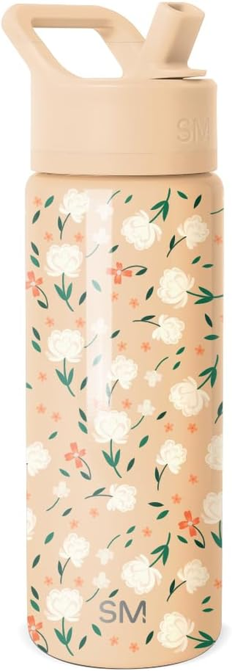 Simple Modern Kids Water Bottle with Straw Lid | Insulated Stainless Steel Reusable Tumbler for Toddlers, Girls | Summit Collection | 18Oz, Unicorn Rainbows