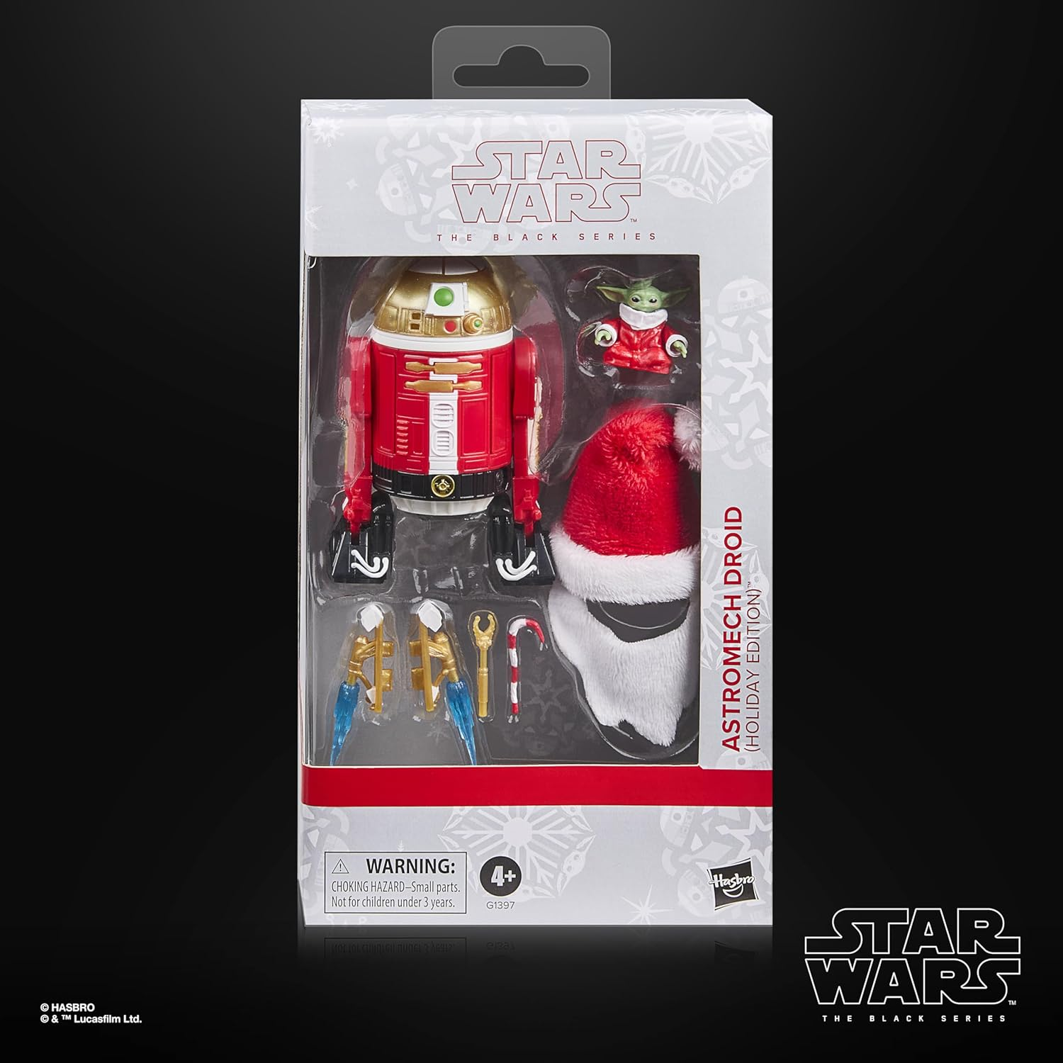 Star Wars the Black Series Astromech Droid (Holiday Edition), Star Wars Premium Collectible 6 Inch Action Figure image number 5