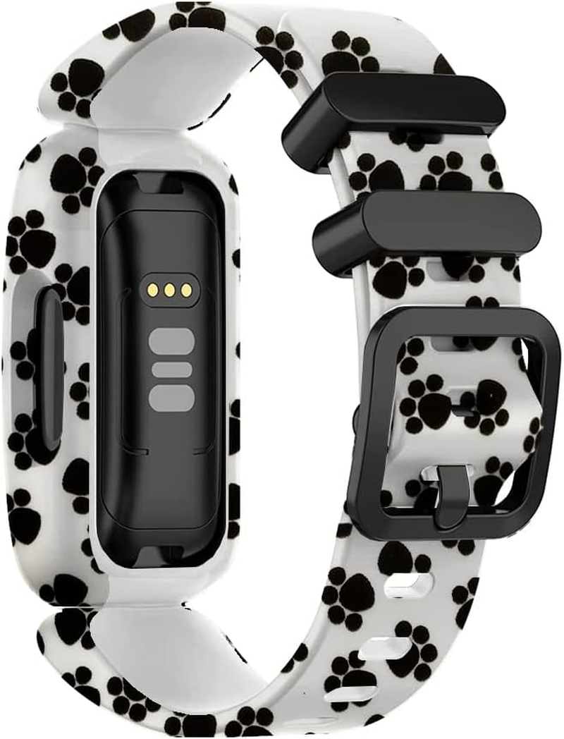 Intended for Fitbit Ace 3 Bands Intended for Kids, Replacement Silicone Printing Pattern Wristband Starps Intended for Fitbit Ace 3 Activity Tracker Intended for Kids (#2)