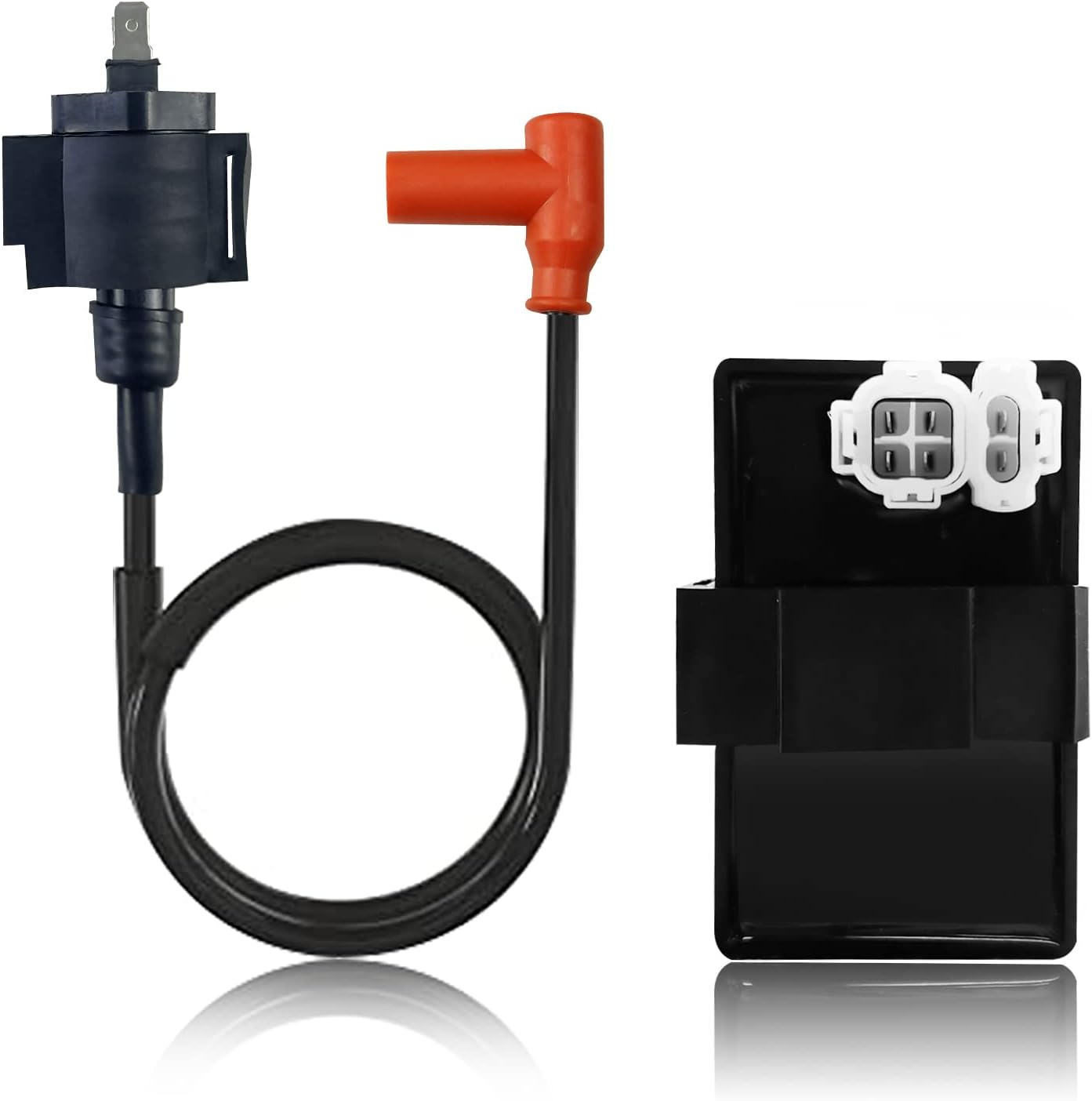 Ignition Coil CDI Box Spark Plug for Honda Fourtrax Foreman 400 TRX400 FW 4X4 1995-1996 Foreman 400 TRX400 FW 4X4 1997-2003 30410-HM7-003 30510-HM7-003 image number 6