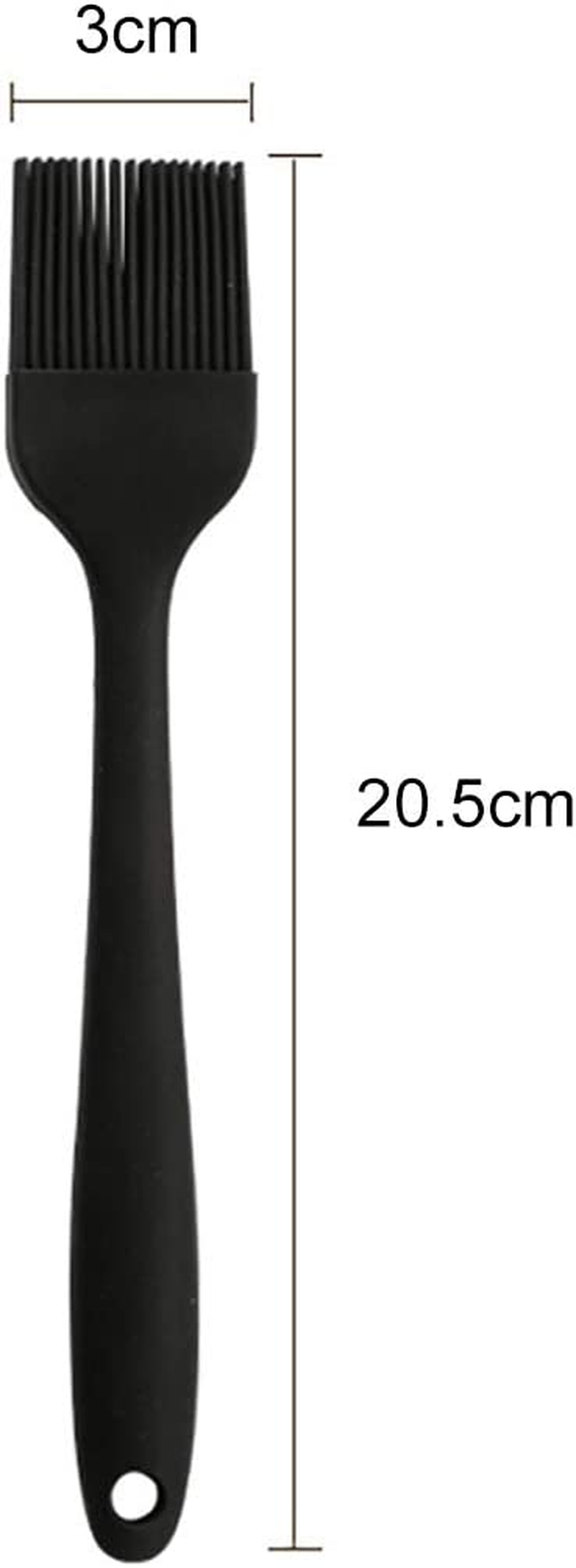 Silicone Brush Basting Brushes Barbecue Home DIY Kitchen Safety Baking Tool Pastry Cookie Kitchen Cook Brush with Handle Spread Oil Butter Sauce Marinades 1 Pcs image number 5