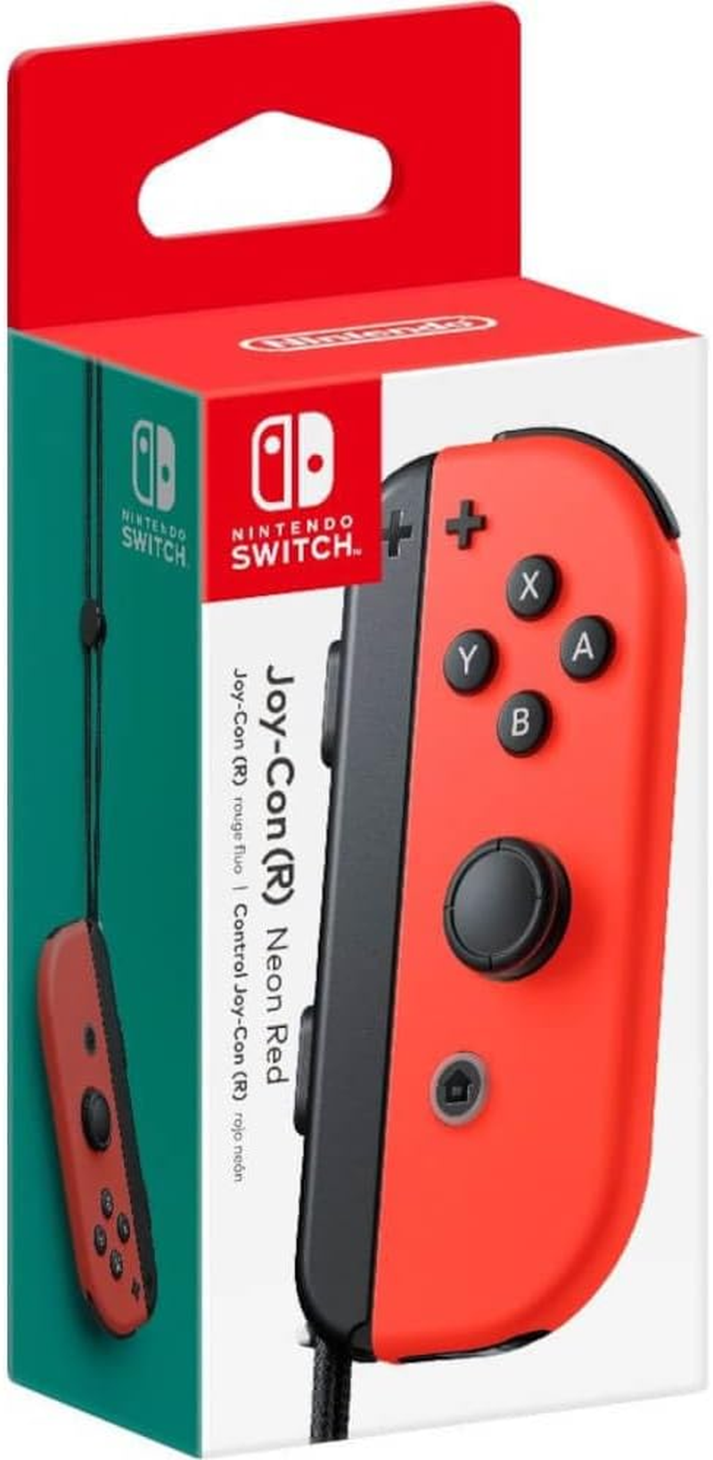 Switch Accessory: Controller - Nintendo JOY-CON: (R) - Neon Red