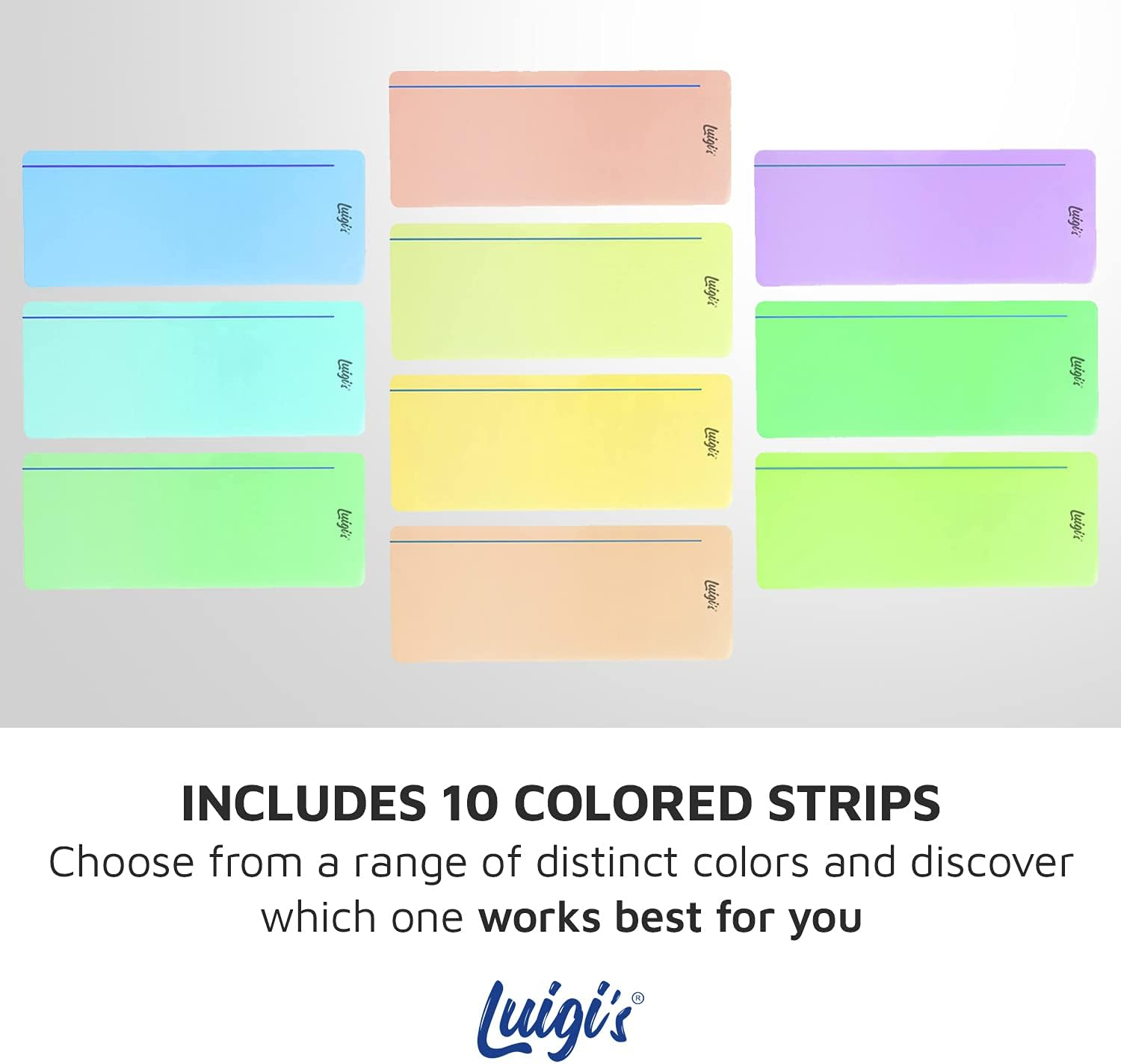 SB Education 10 X Dyslexia Reading Strips with Coloured Overlays. Reading Tracking Rulers for Dyslexia Irlens, ADHD and Visual Stress image number 2