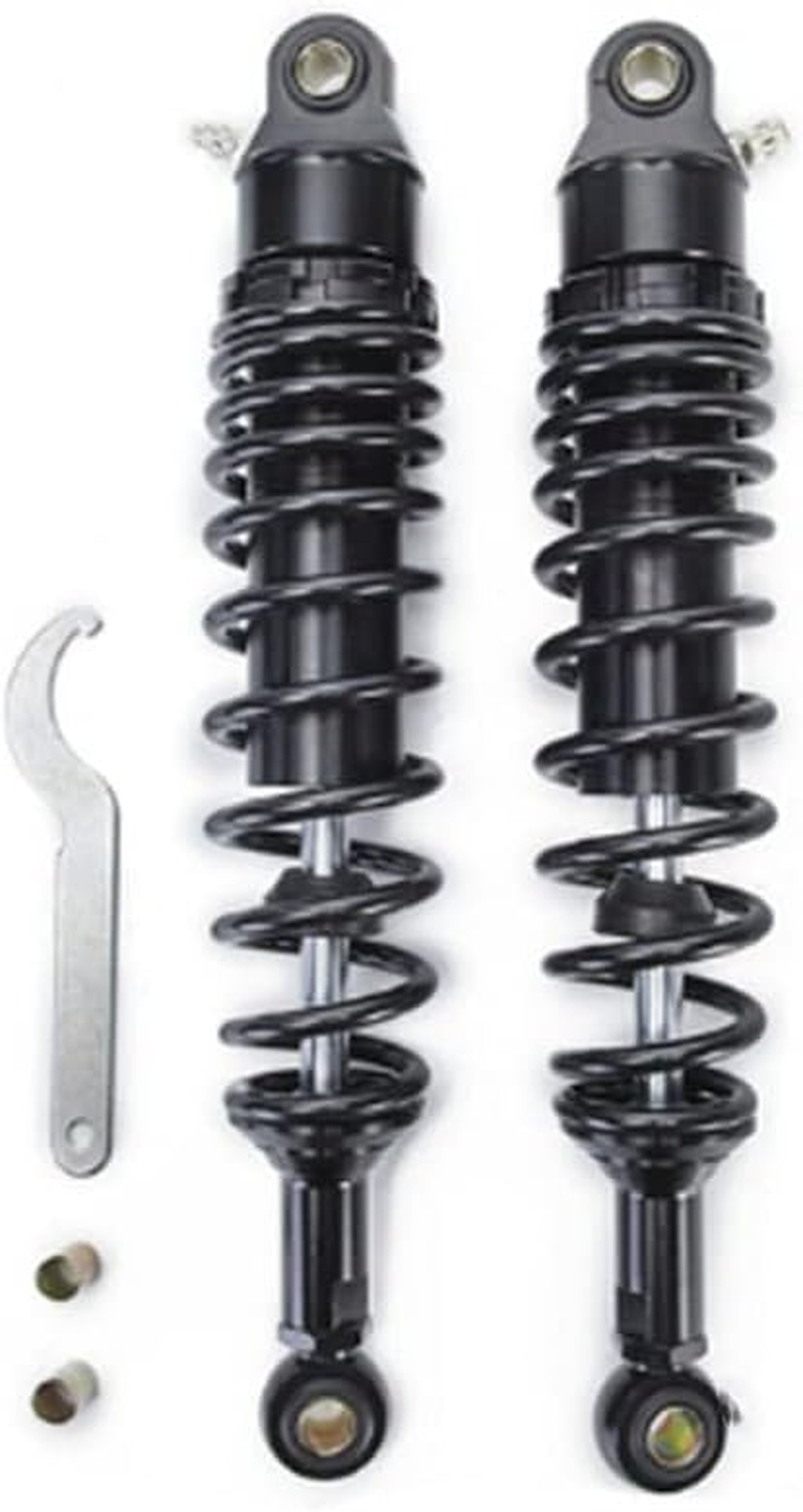 340Mm 13.38 Inch 7Mm Spring Universal Motorbike Air Shock Absorber Rear Suspension ATV Quad Scooter Dirt Bike for 50Cc 75Cc 90Cc 125Cc 150Cc 250Cc 300Cc