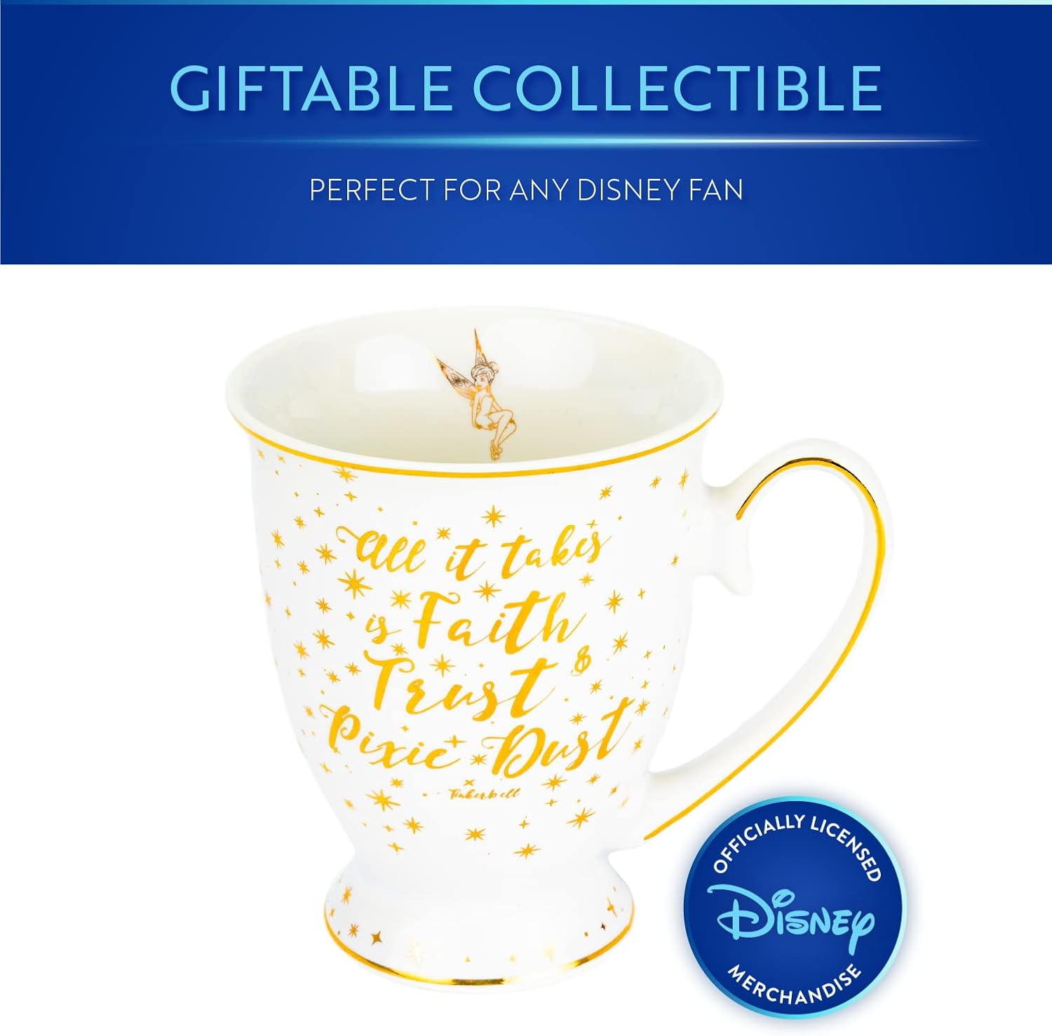 Paladone Disney Tinker Bell Mug, 177 Ml Capacity image number 3