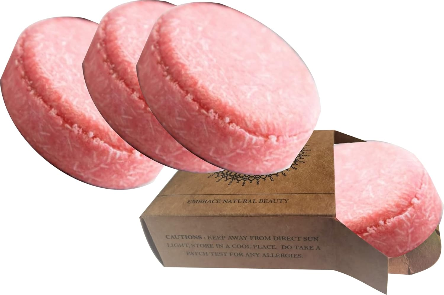 Hibiscus Shampoo Bar 100G Pack of 4 - for Curly & Wavy Hair, 100% Biodegradable, Plastic Free Packaging (Cardboard) |Men & Women PACK of 4 PCS 100G EACH (Wooden Soap Dish Free) (Cardboard) image number 4