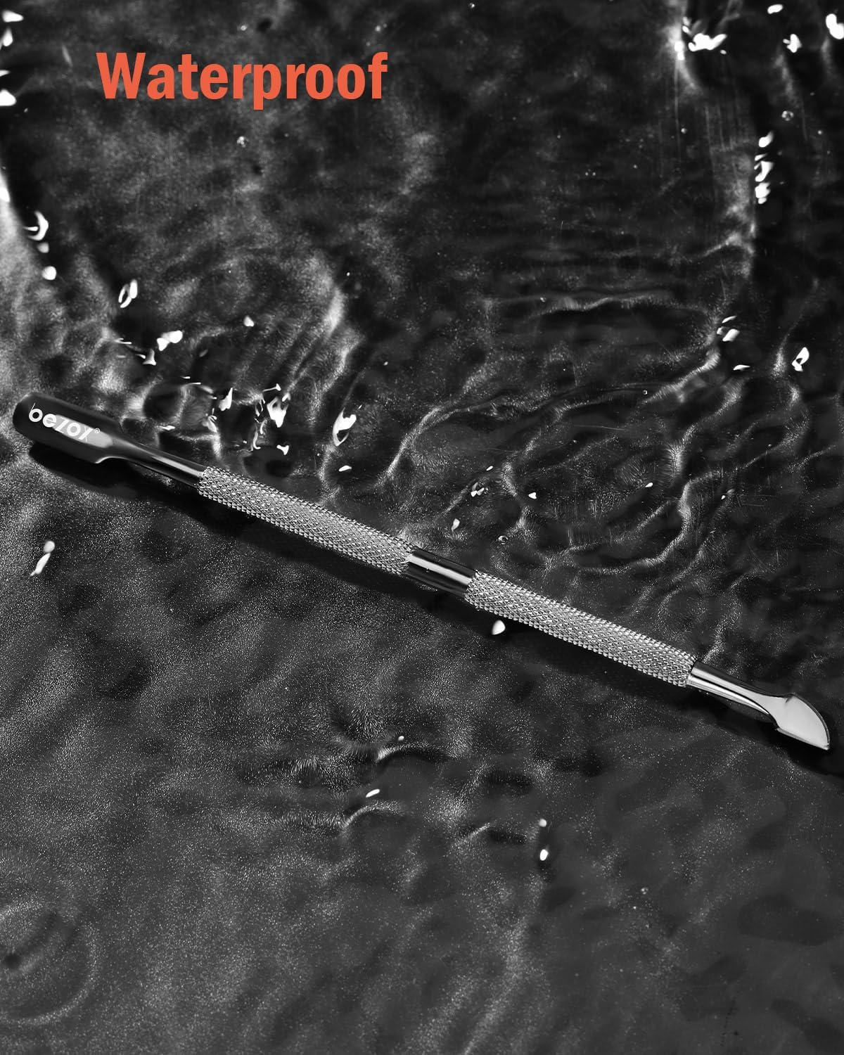 BEZOX Cuticle Pusher - Stainless Steel Cuticle Stick & UV Gel Nail Polish Remover Tool - Professional Double-Ended Cuticle Trimmer Manicure Tool for Healthy and Beautiful Nails image number 6