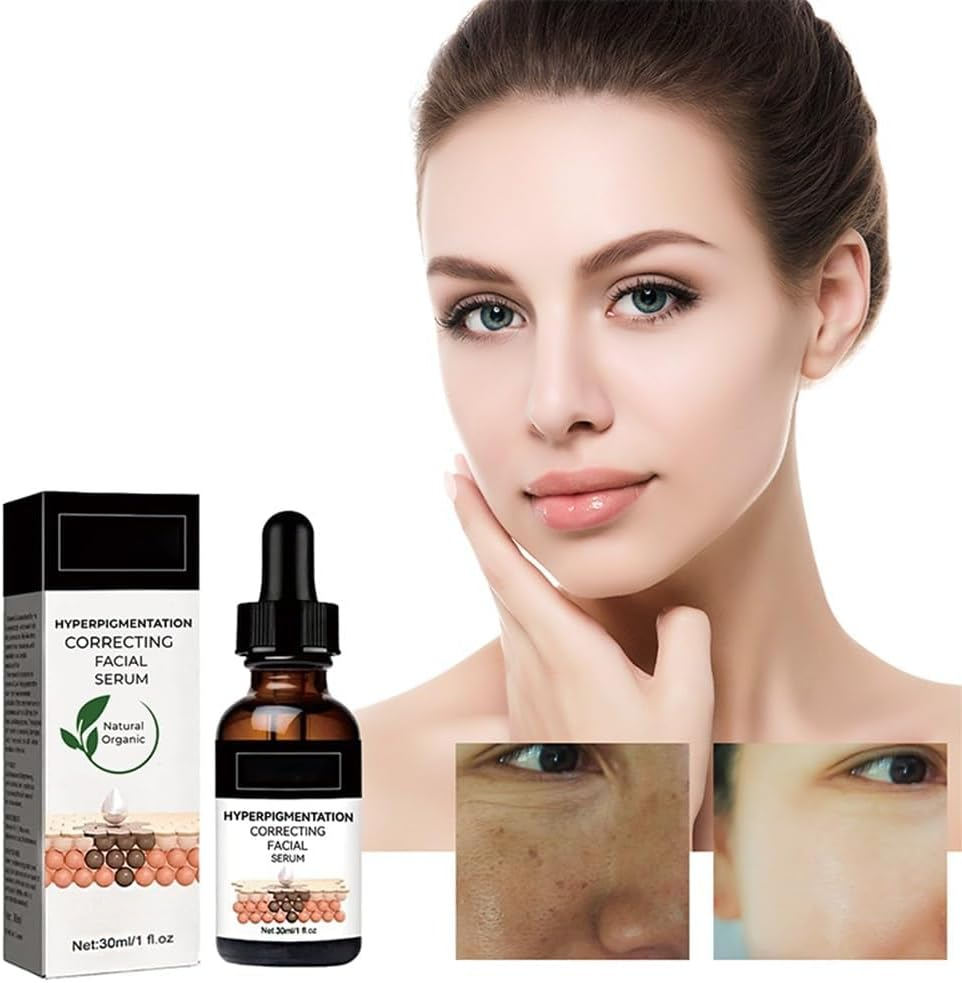 2024 Melanin Correcting Facial Serum, Dark Spot Correcting Radiance Serum,Moisturizing Repairing Serum for Glowing Skin