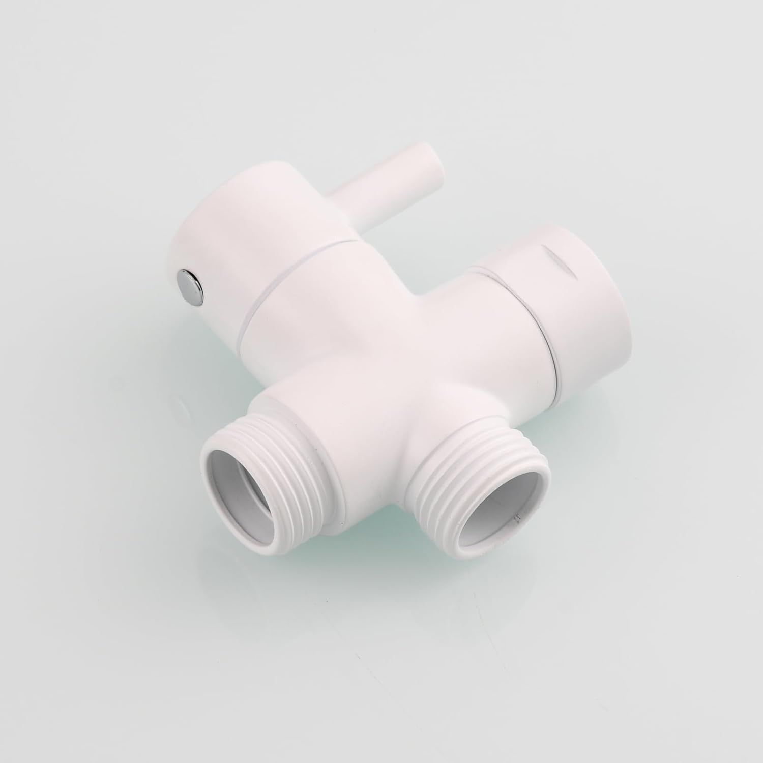 Tecmolog DSF007W Brass Diverter Valve Shower 3-Way Diverter Valve G1/2 Inch Shower System Replacement Part for Bathroom White - White image number 3