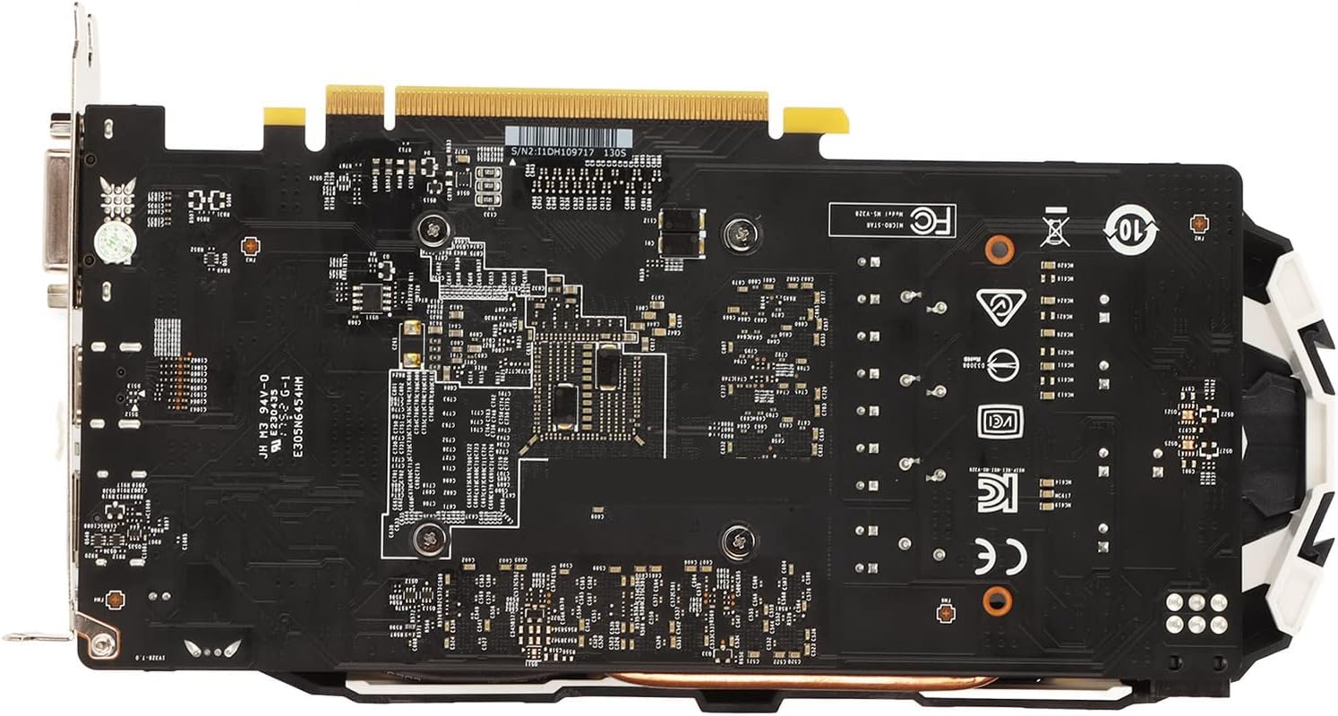 1060 Graphics Card, Computer Graphics Card 6GB/5GB/3GB GDDR5 192Bit with Dual Fans 4K HDR Technology 8008Mhz Gaming Graphics Card with HDMI DVI DP Display Interface(6Gb) - 6Gb image number 2