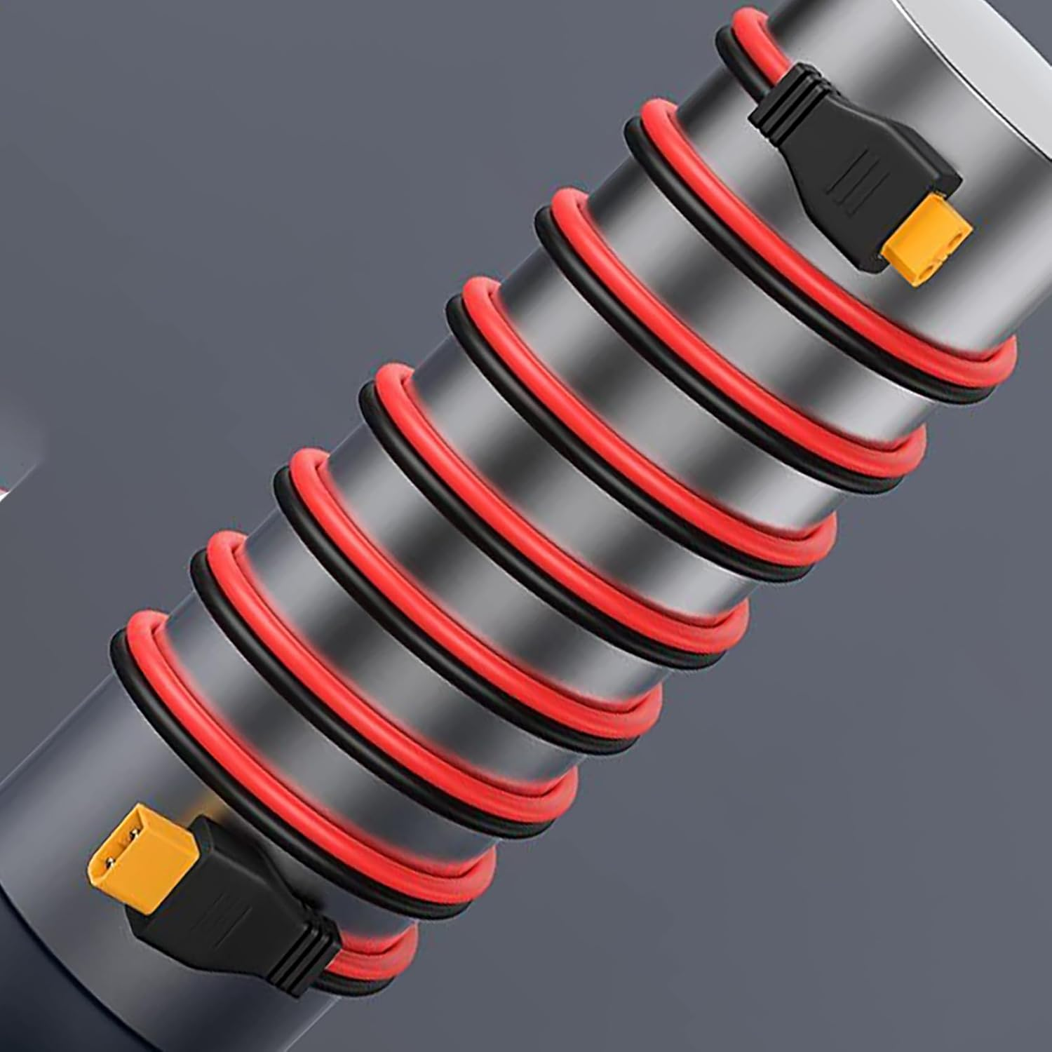 Tunghey XT60 Extension Cable,Xt60 Male to Female Adapter Connector 12AWG for RC Battery Solar Portable Power Power Station and Solar Panel (3M) image number 1