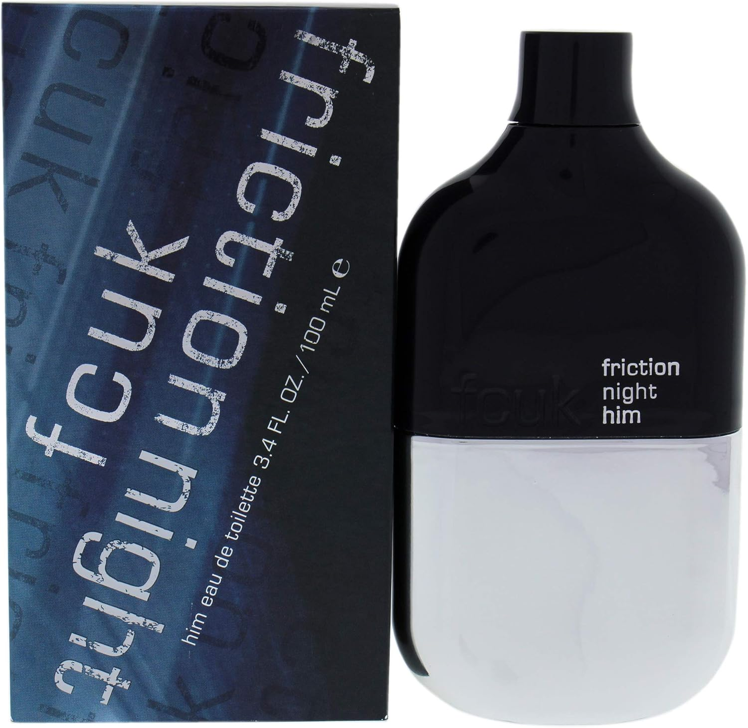 Fcuk Friction Night Eau De Toilette Spray for Men, Spicy, 100 Millilitre image number 1