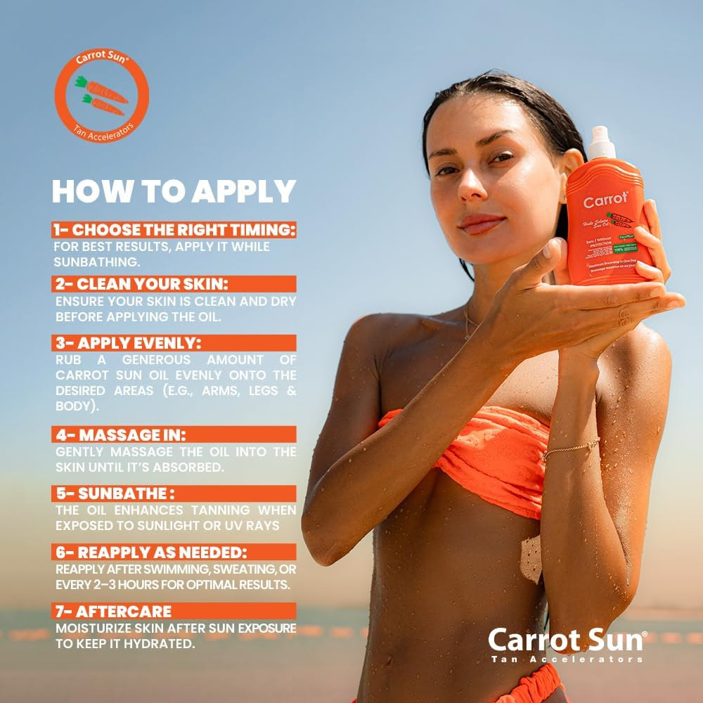 Carrot Sun Australia Carrot Tanning Oil 200Ml