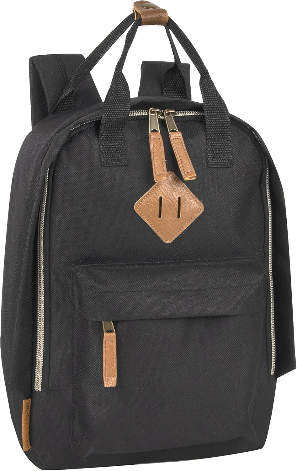 Canvas Mini Backpack for Everyday & Day Pack Rucksack in Solid Color Blocks