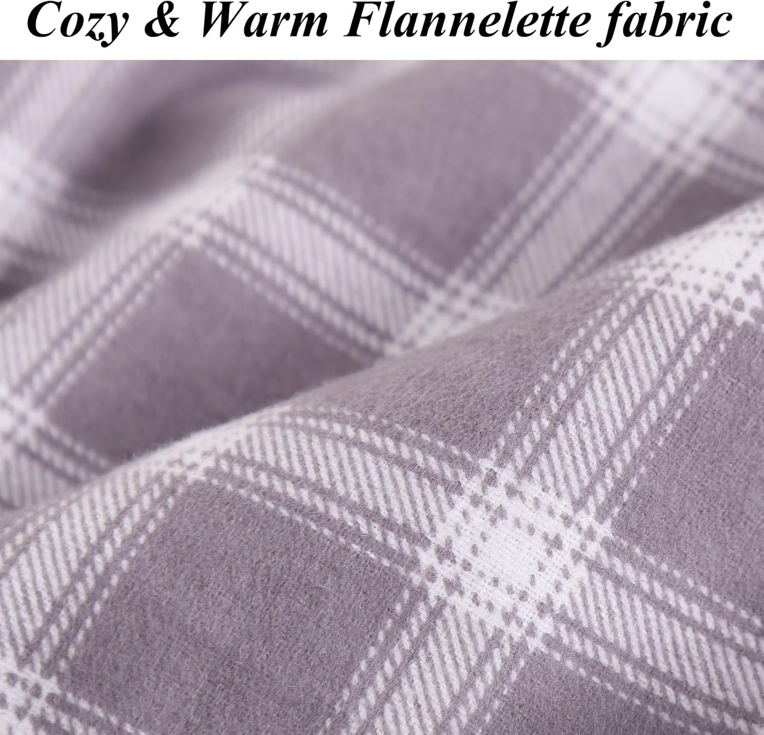 100% Cotton Flannelette Winter Mens Womens Pyjamas Set Long Sleeve Matching Christmas Pajamas for Couples image number 1