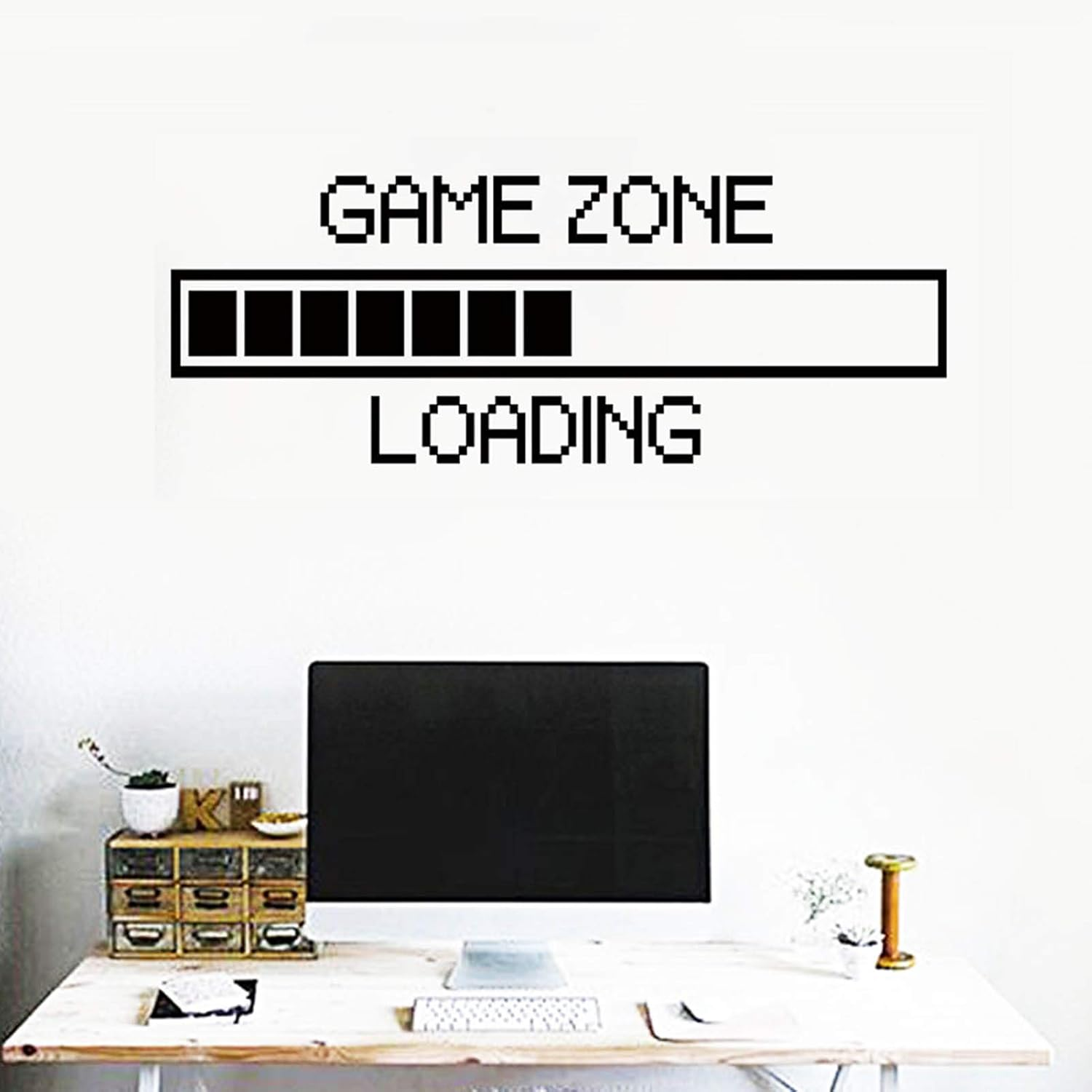 SUPANT Game Stickers for Wall Decal - Game Zone Loading - Gaming Poster Murals for Dancing Nursery Boys Room Vinyl Bedroom Home Kids Decal Playroom image number 3