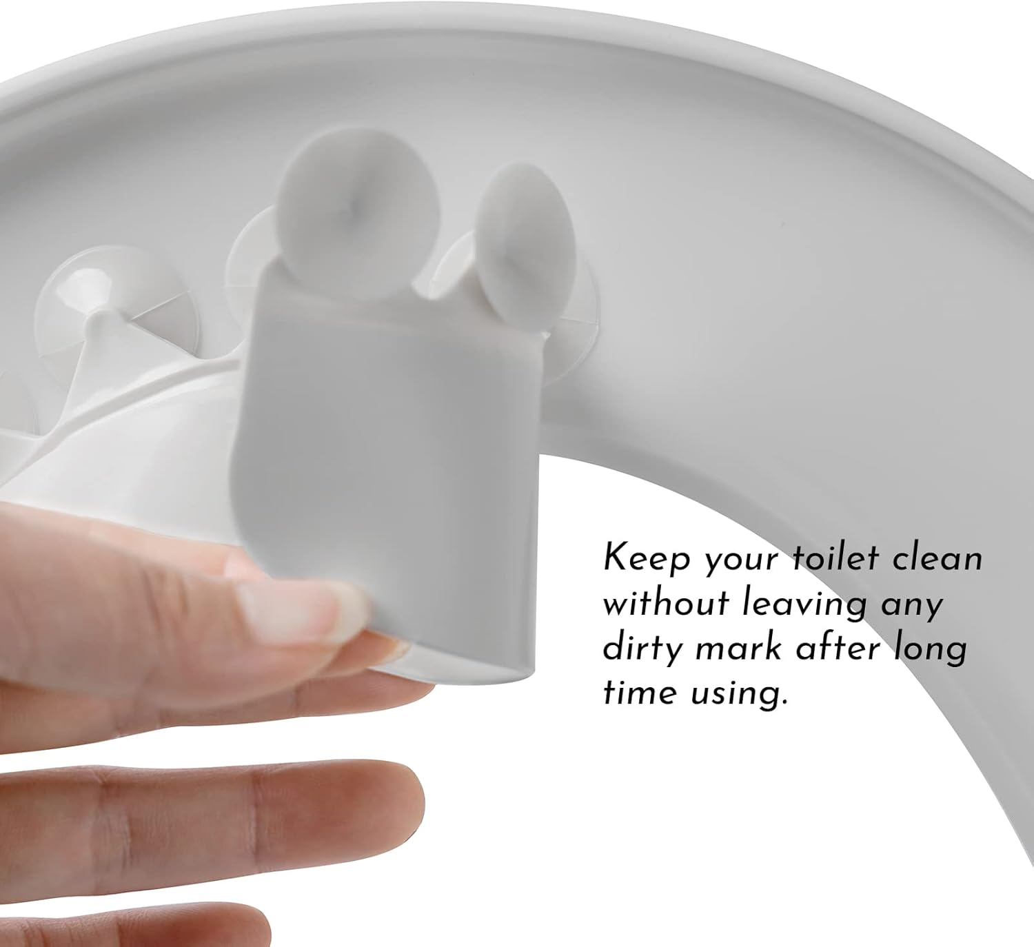 Urine Deflector for Toilet Seat Prevents Kids and Adult from Peeing Splash (2 Pcs) image number 5