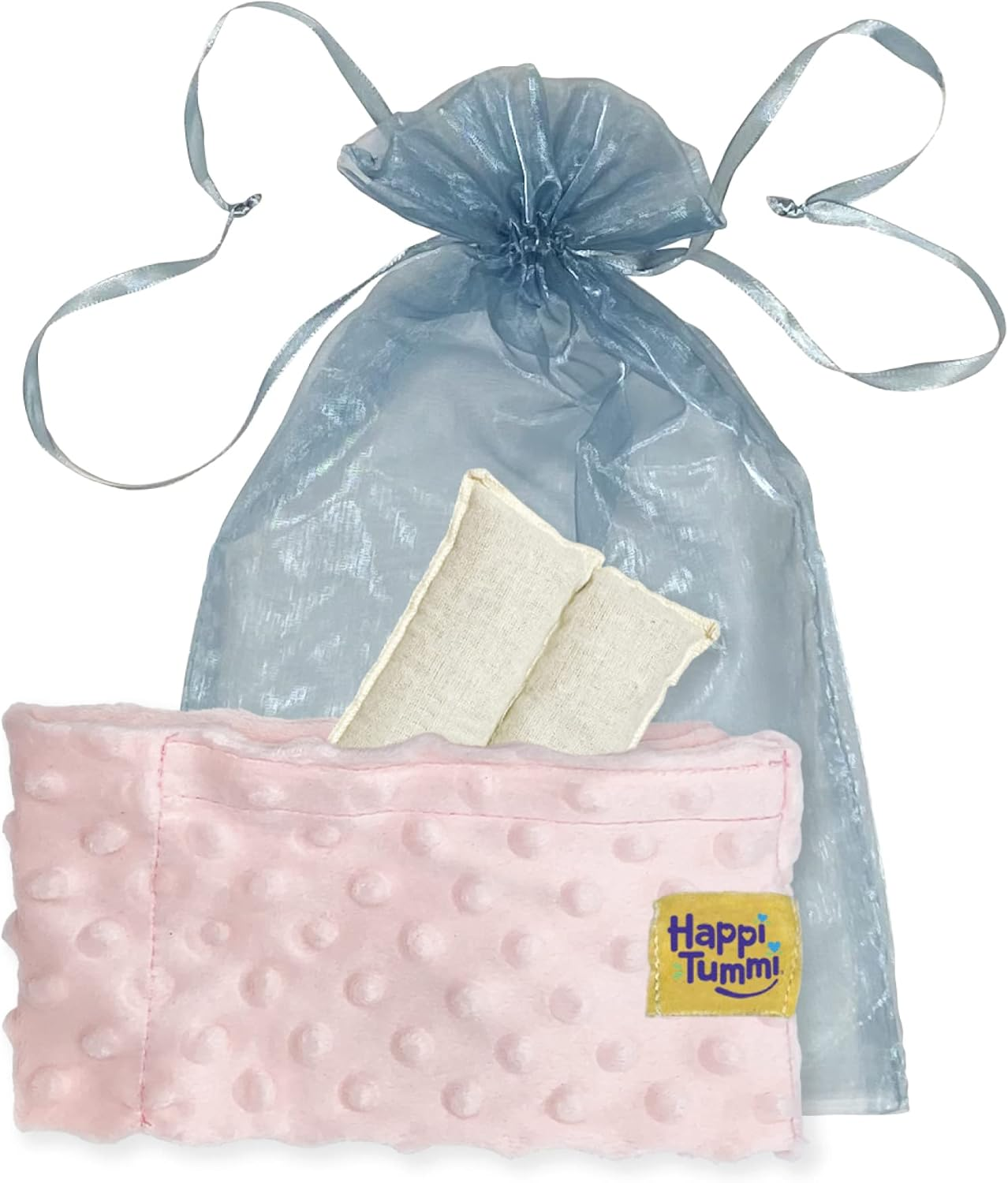 Happi Tummi Colic and Gas Relief for Babies and Infants- Heated Belly Wrap for Newborns - Aromatherapy Wrap for Upset Tummy and Constipation