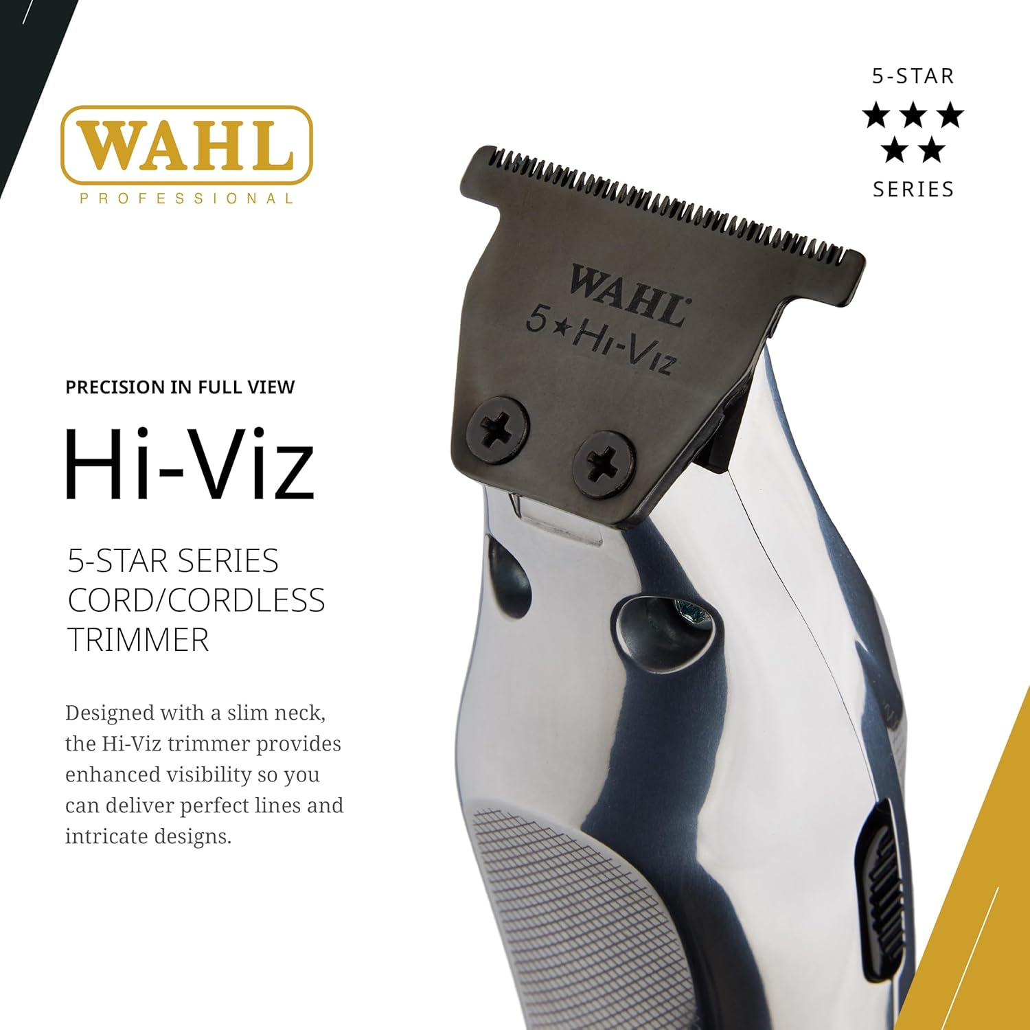 Wahl Professional 5 Star Series Hi-Viz Trimmer image number 6