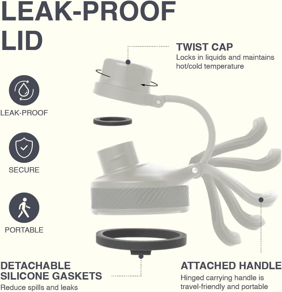 Locknlock Trek Bottle Stainless Steel Double Wall Insulated image number 6