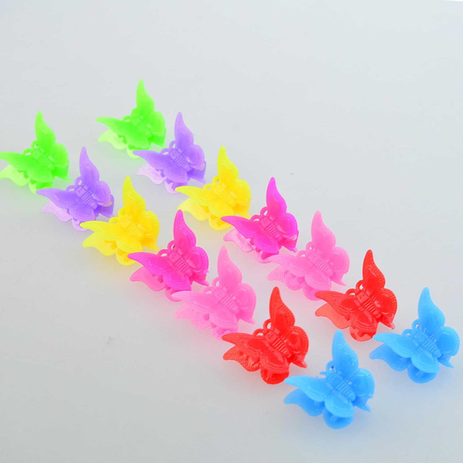 OJIOUI 100 Packs Glitter Butterfly Hair Clips, Cute Mini Butterfly Hair Accessories for Girls Women Toddlers, 90S Y2K Sparkle Accessories image number 3