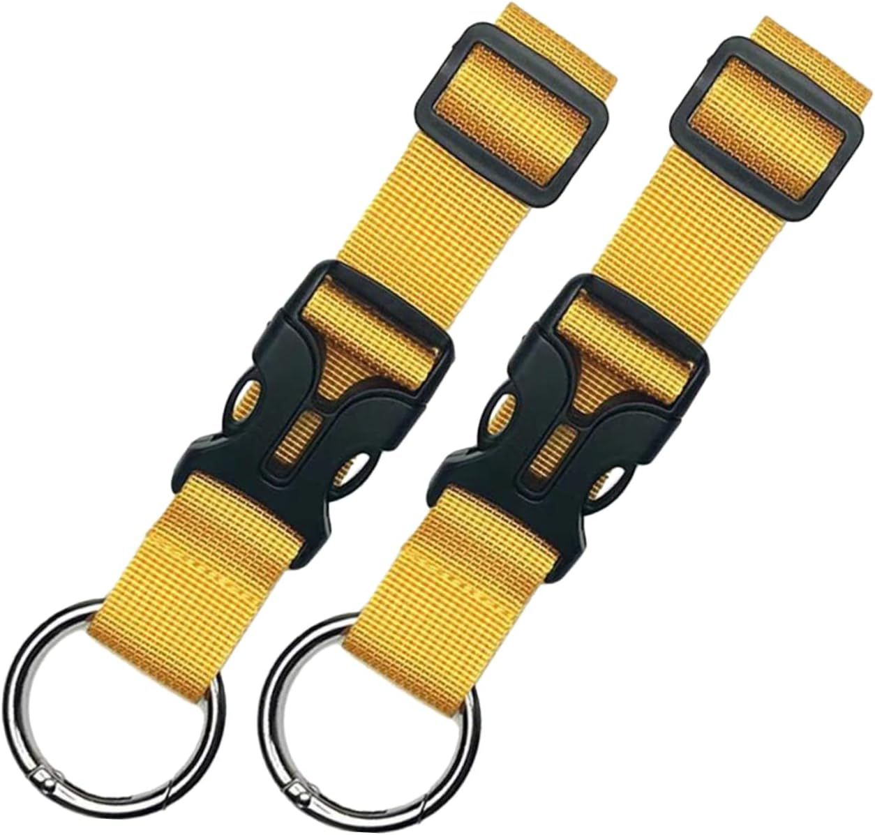 VANZACK 2Pcs Adjustable Outdoor Luggage Straps for Suitcases Lightweight Travel Accessories to Secure Your Bags and Prevent Accidental Openings