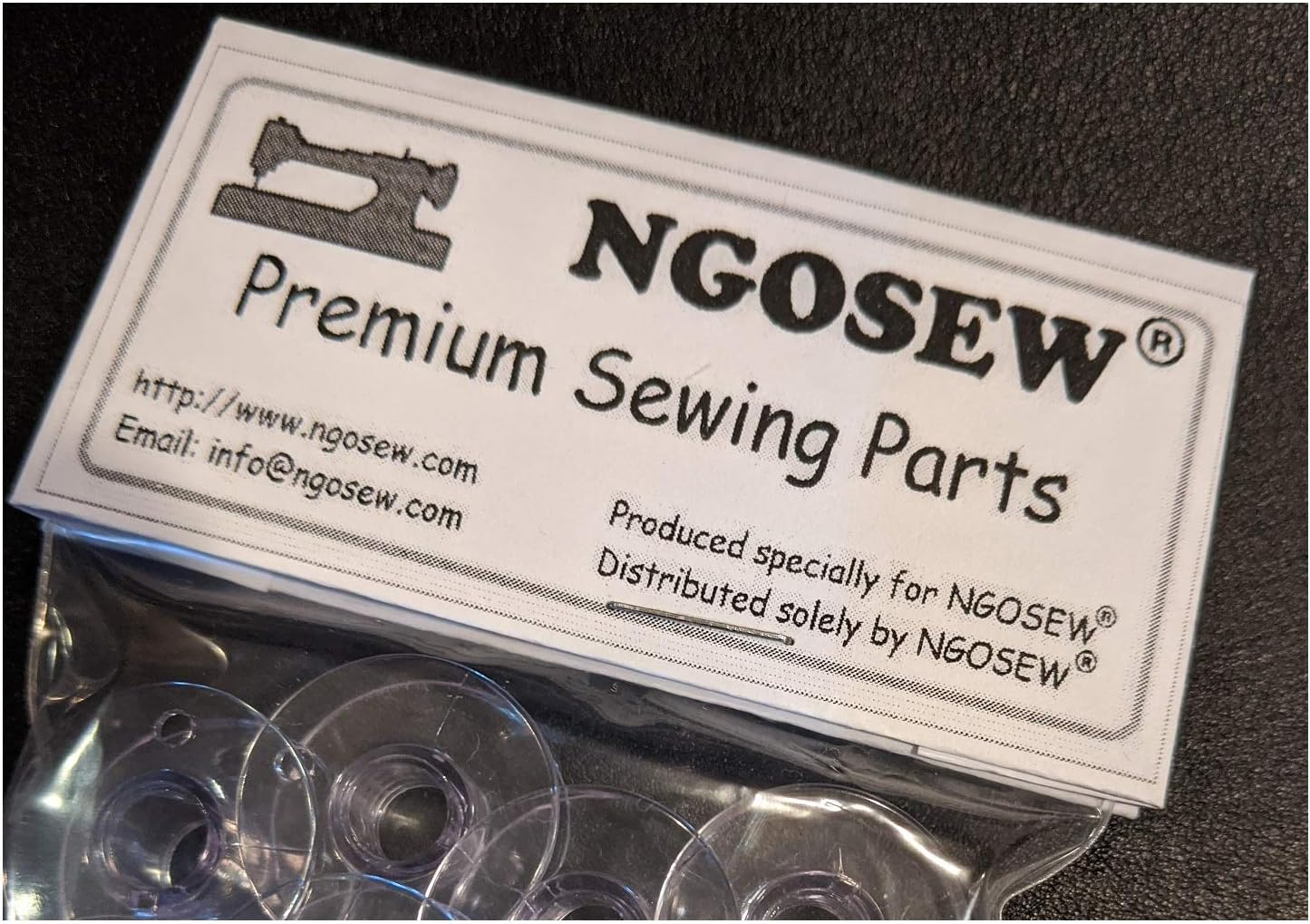 NGOSEW for Singer Plastic Bobbins Heavy Duty 44S 4411, 4423, 4452, 5511, 5523, 5532 (30) image number 1